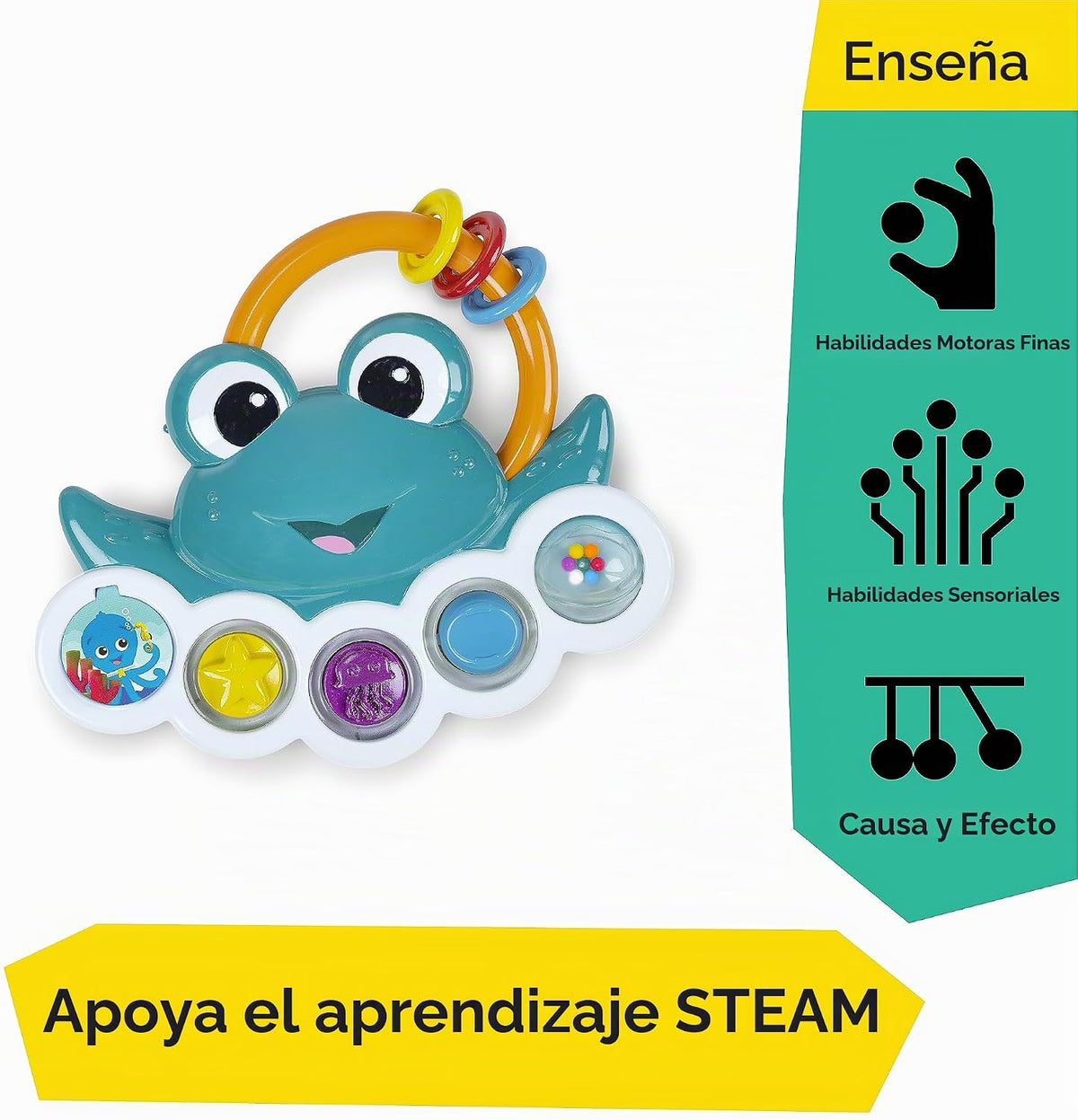 Baby Einstein Ocean Explorers Neptune's Busy Bubbles - Juguete...