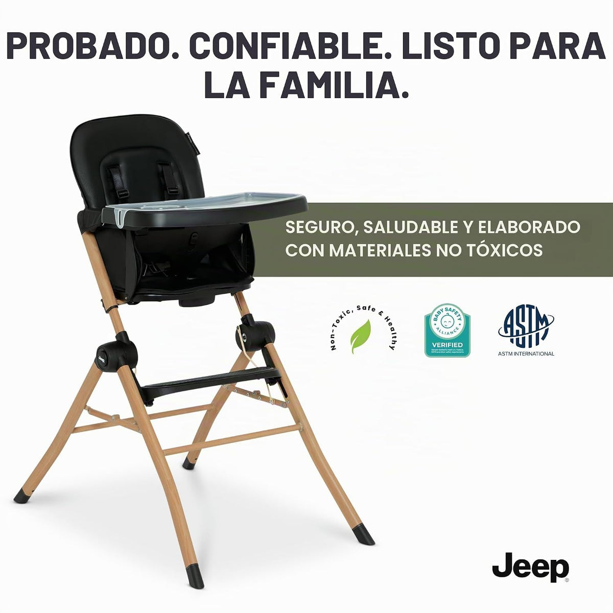 Delta Children - Silla alta de viaje compacta Jeep Dune - Plegable...
