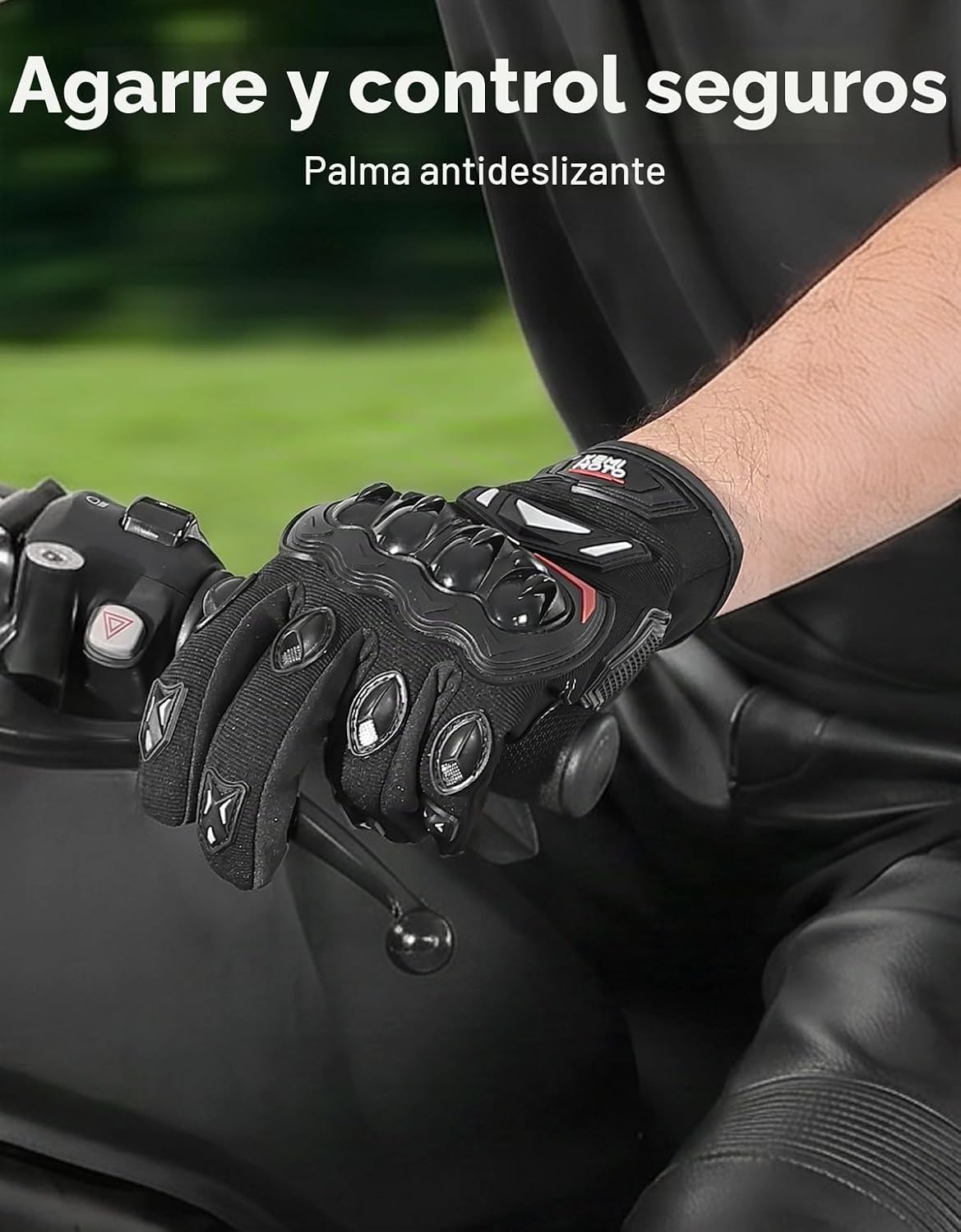 KEMIMOTO - Guantes de motocicleta para hombre, guantes de ciclismo...