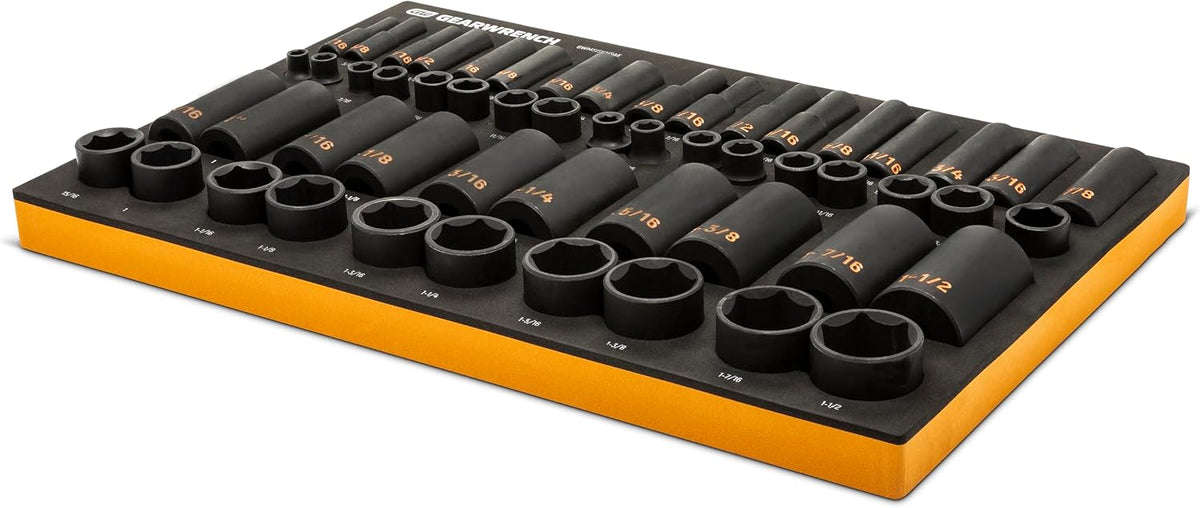 GEARWRENCH 54 piezas 3\/8" y 1\/2" Drive 6 puntos SAE están...