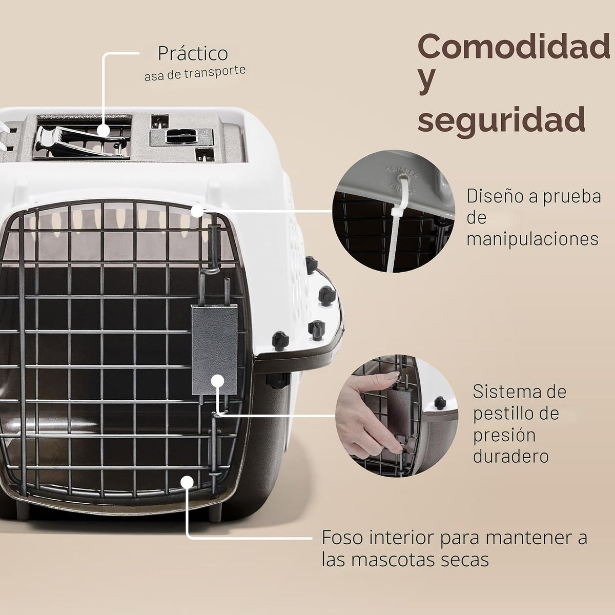 Petmate Jaulas para perros pequeños y transportadores para gatos, p...