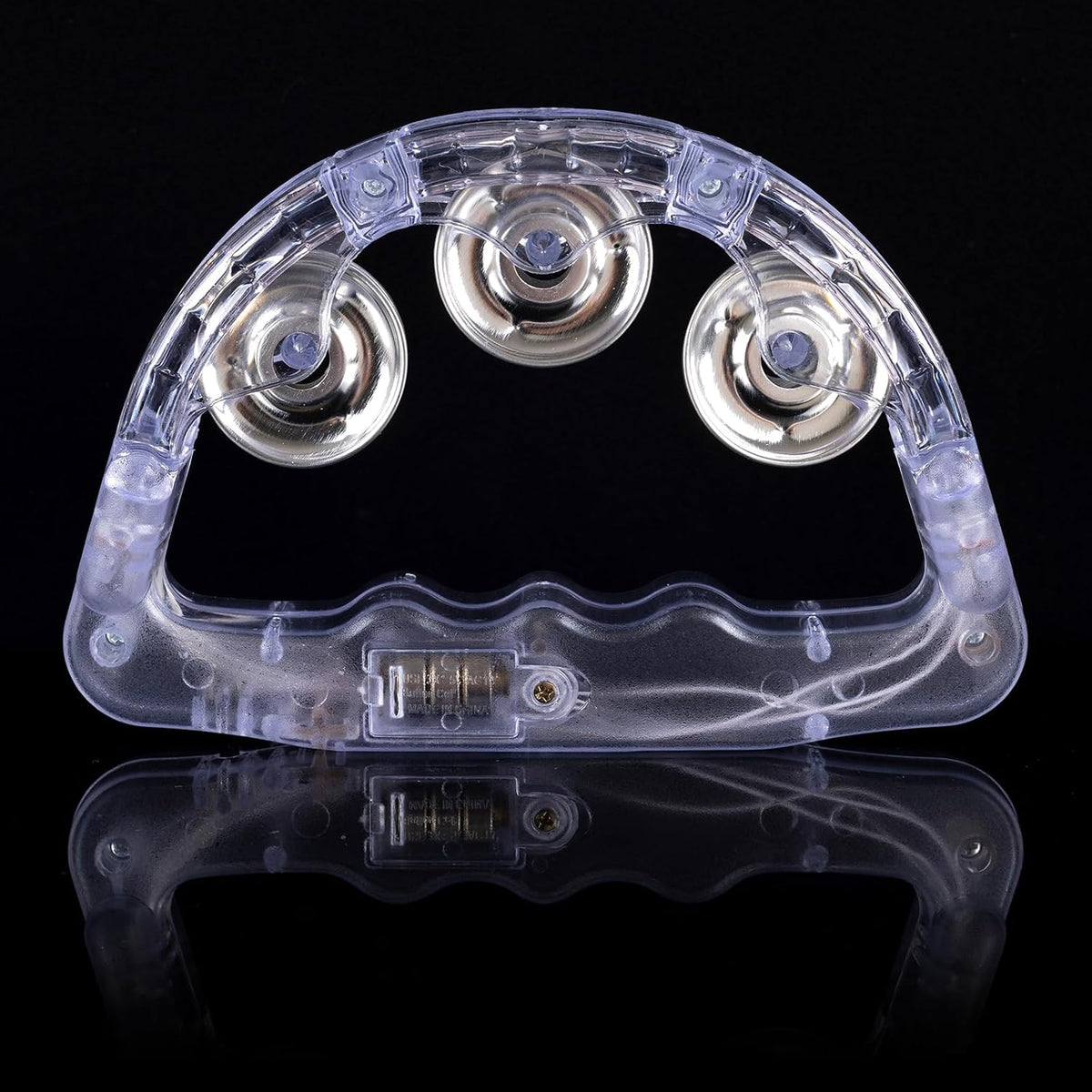 Panderetas musicales con luz LED: pandereta intermitente de mano qu...