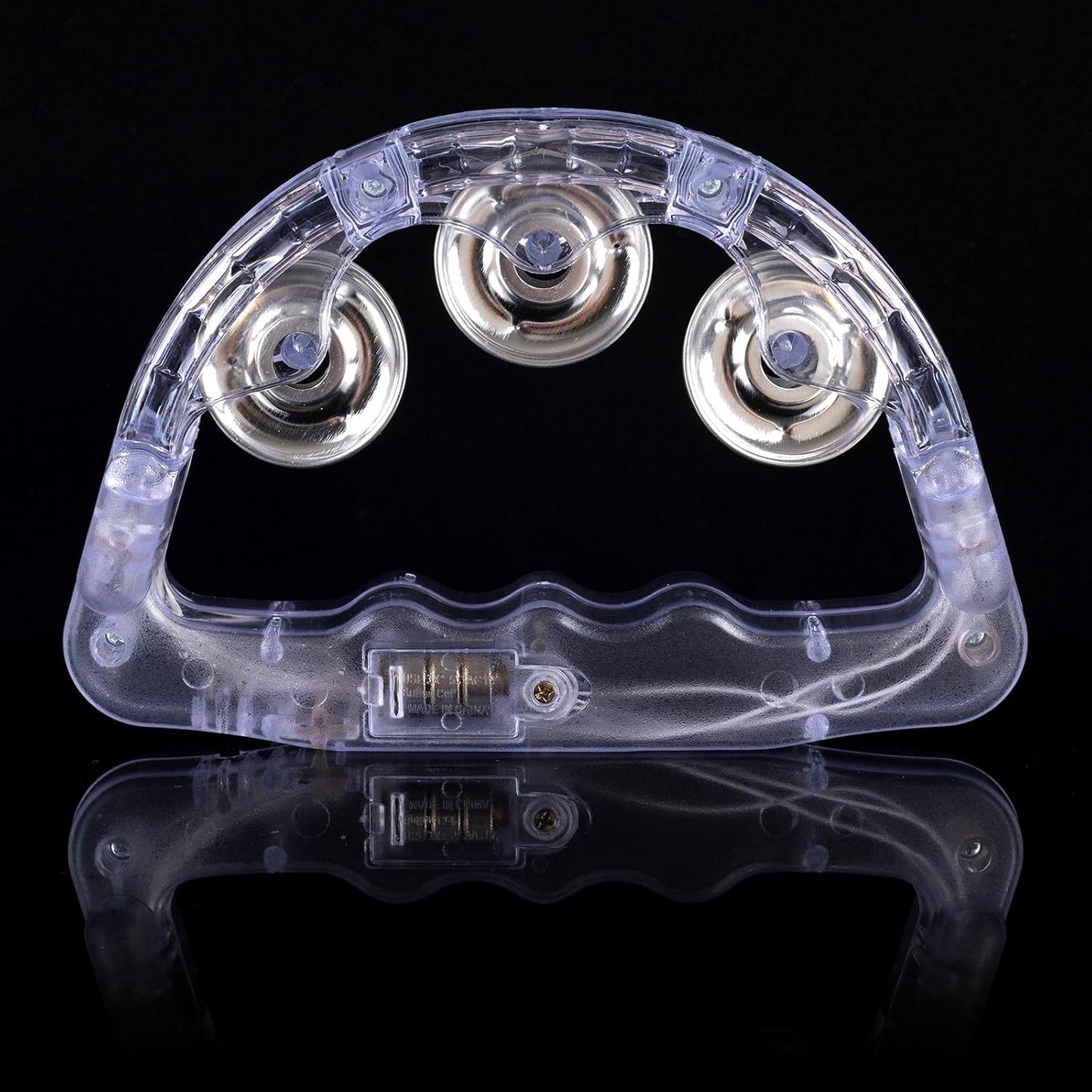 Panderetas musicales con luz LED: pandereta intermitente de mano qu...