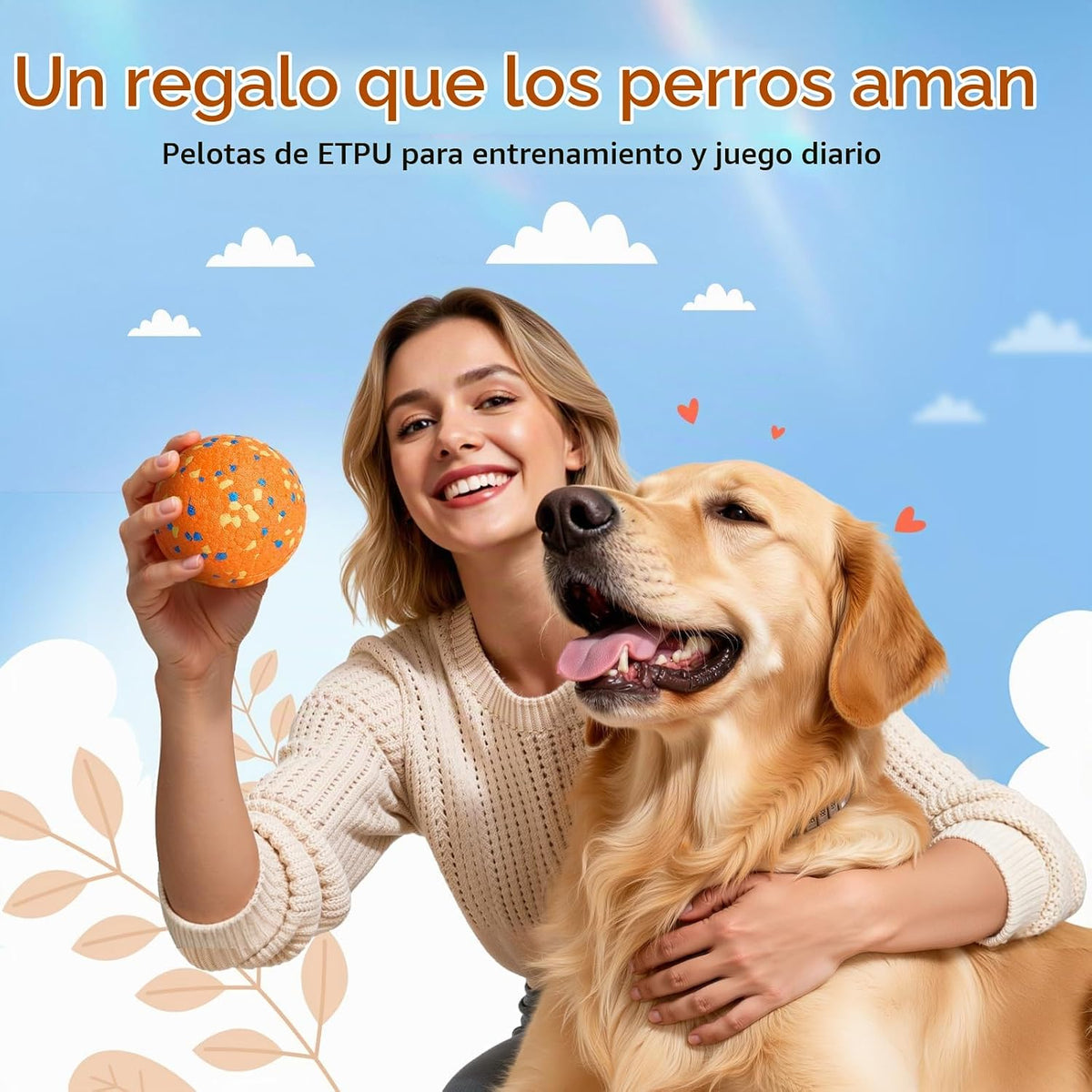 Kimee Pelotas de Tenis para Perros para Masticadores Agresivos, Pel...