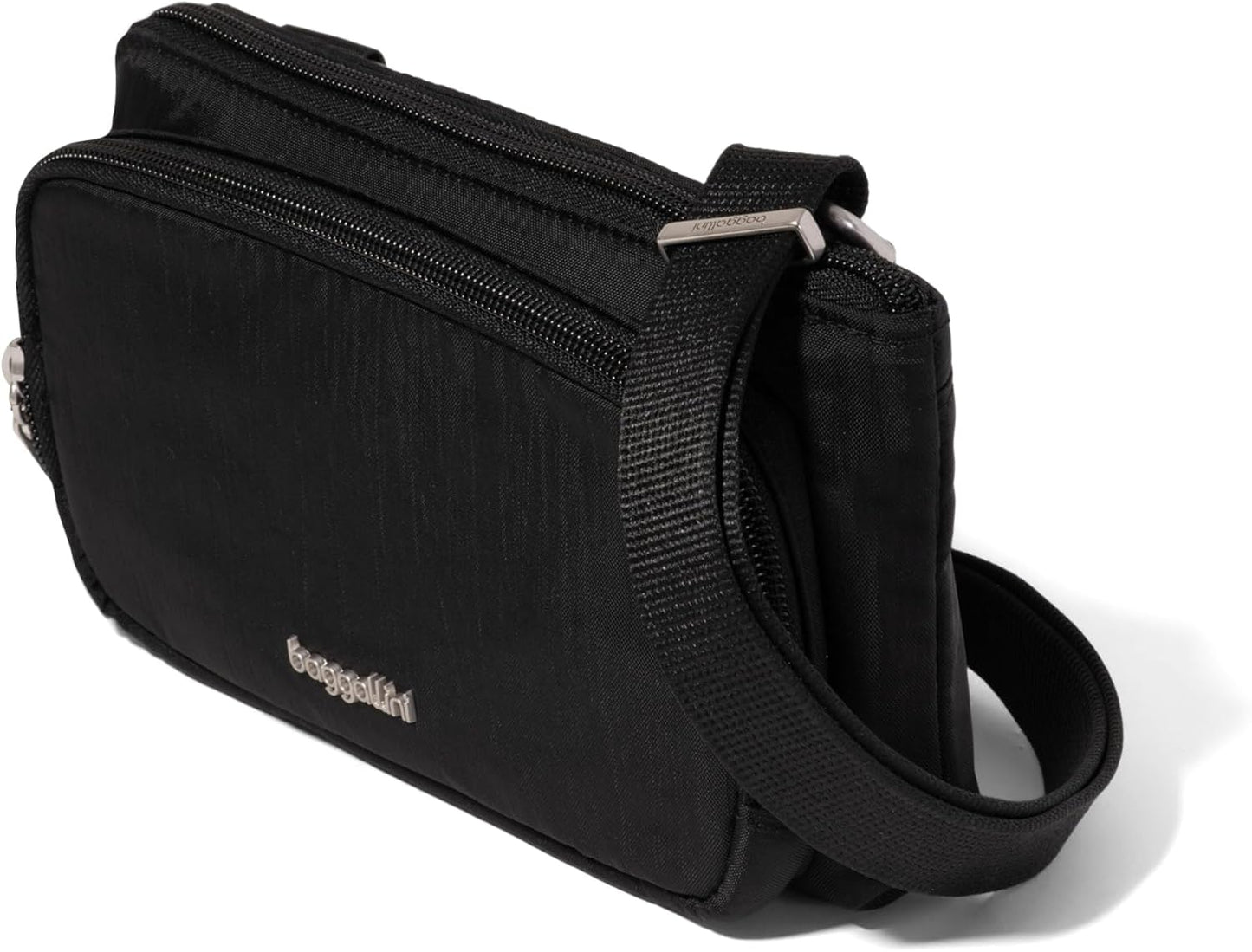 Securtex - Mini cartera cruzada antirrobo, ligera, 8.4 x 4.5 pulgad...