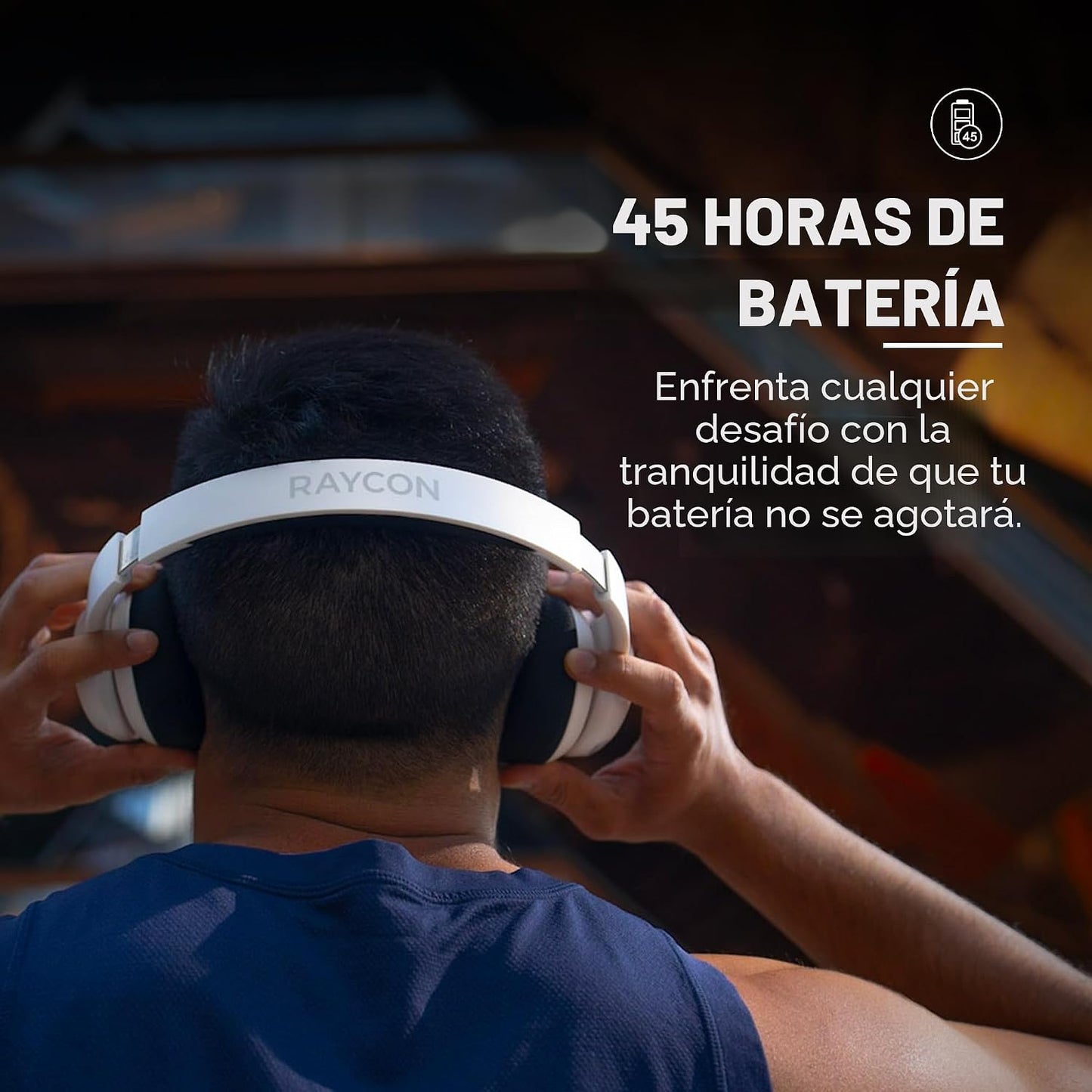 Raycon Auriculares Fitness - Auriculares inalámbricos que cubren la...