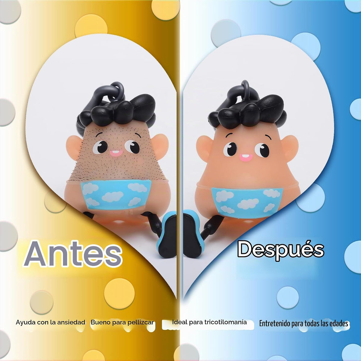 Sky 14+ Años - Juguetes Fidget de Tirar Cabello para Alivio de Ansi...