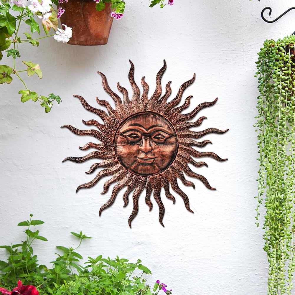 VEWOGARDEN Decoración de pared para exteriores, 29 pulgadas, imperm...
