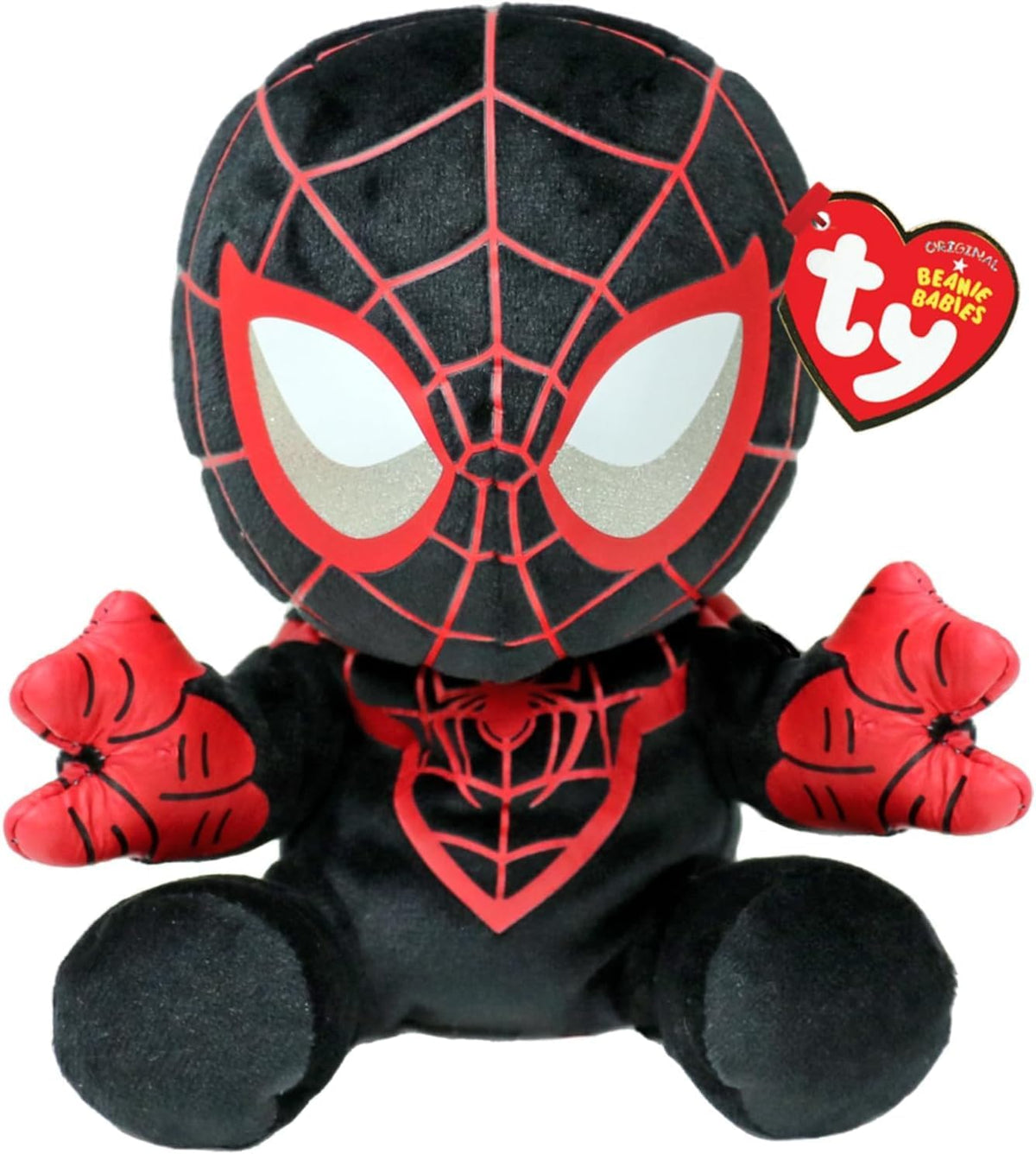 Ty Beanie Babies Marvel Miles Morales Suave 15 cm