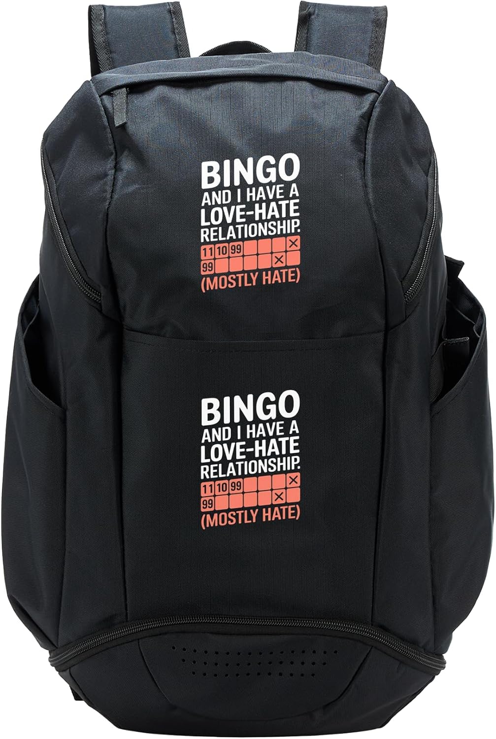 Cita de relación de bingo - Deporte divertido de bingo Mochila
