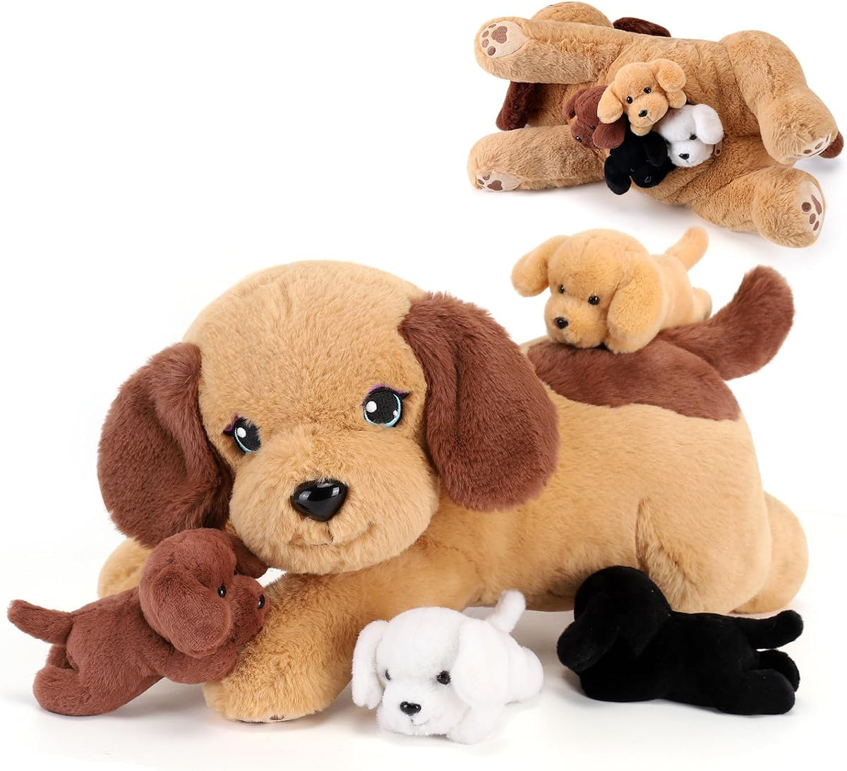 gnomantic Animales de peluche para perros con bebés en el interior,...