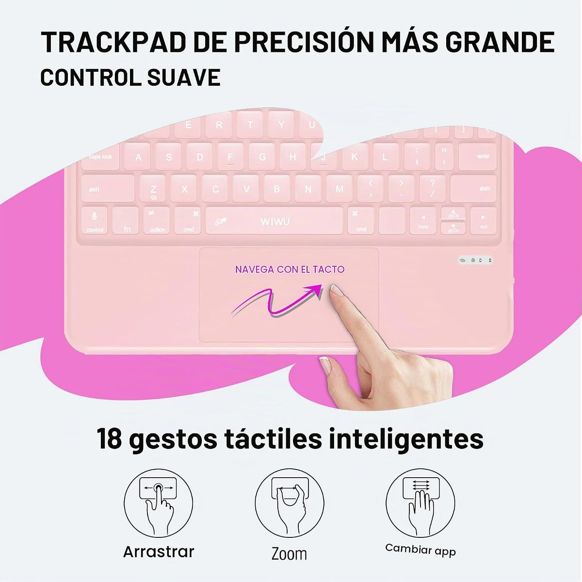 WIWU Funda para iPad Air de 11 pulgadas con teclado A16 10ª generac...