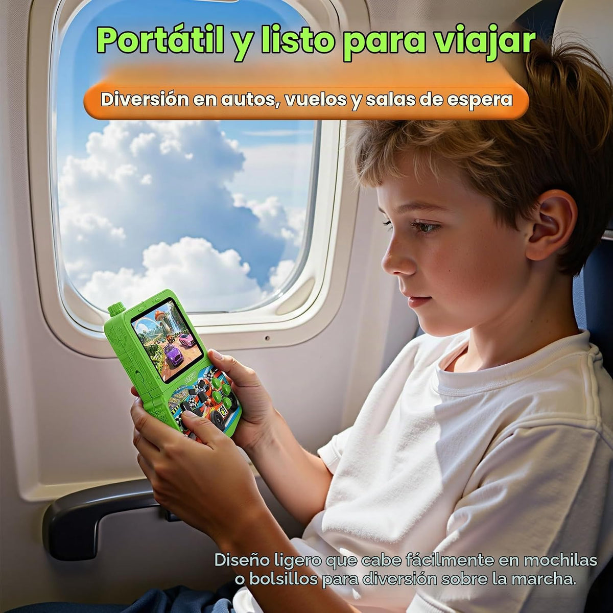 Consola de juegos de mano retro para niños, 220 juegos clásicos int...