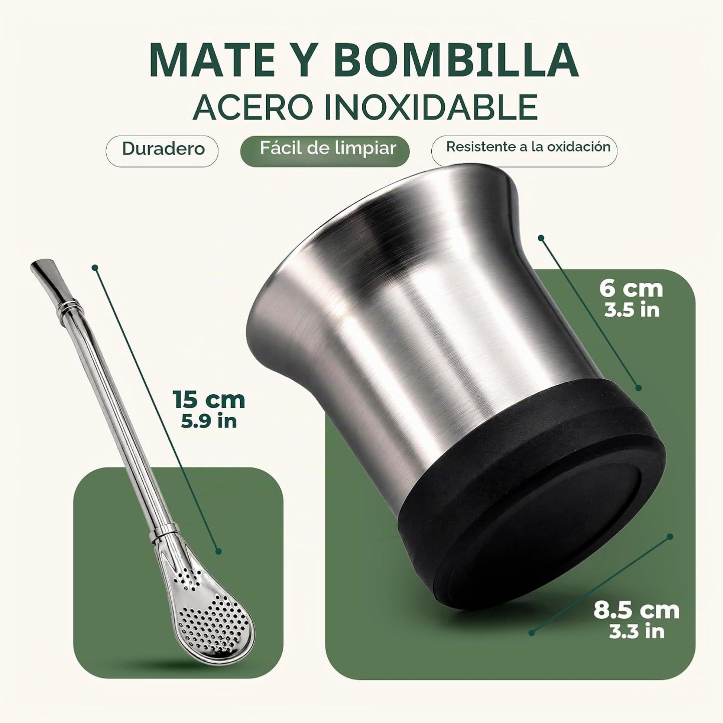Kit completo de Yerba Mate \u2013 Termo de 1.2L con sistema mate, t...