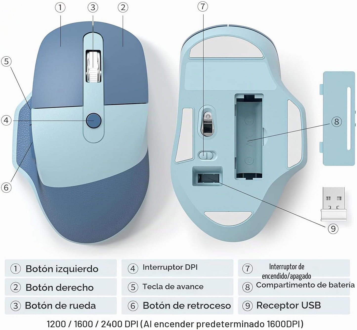 Combo de teclado ergonómico inalámbrico y mouse con reposamuñecas d...