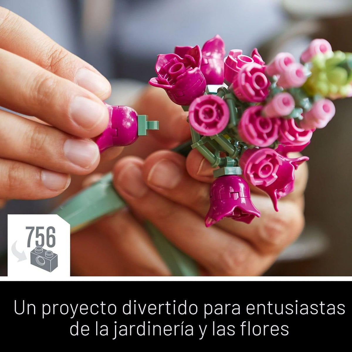 LEGO Botanicals Juego de Construcción Ramo de Flores - Flores Artif...
