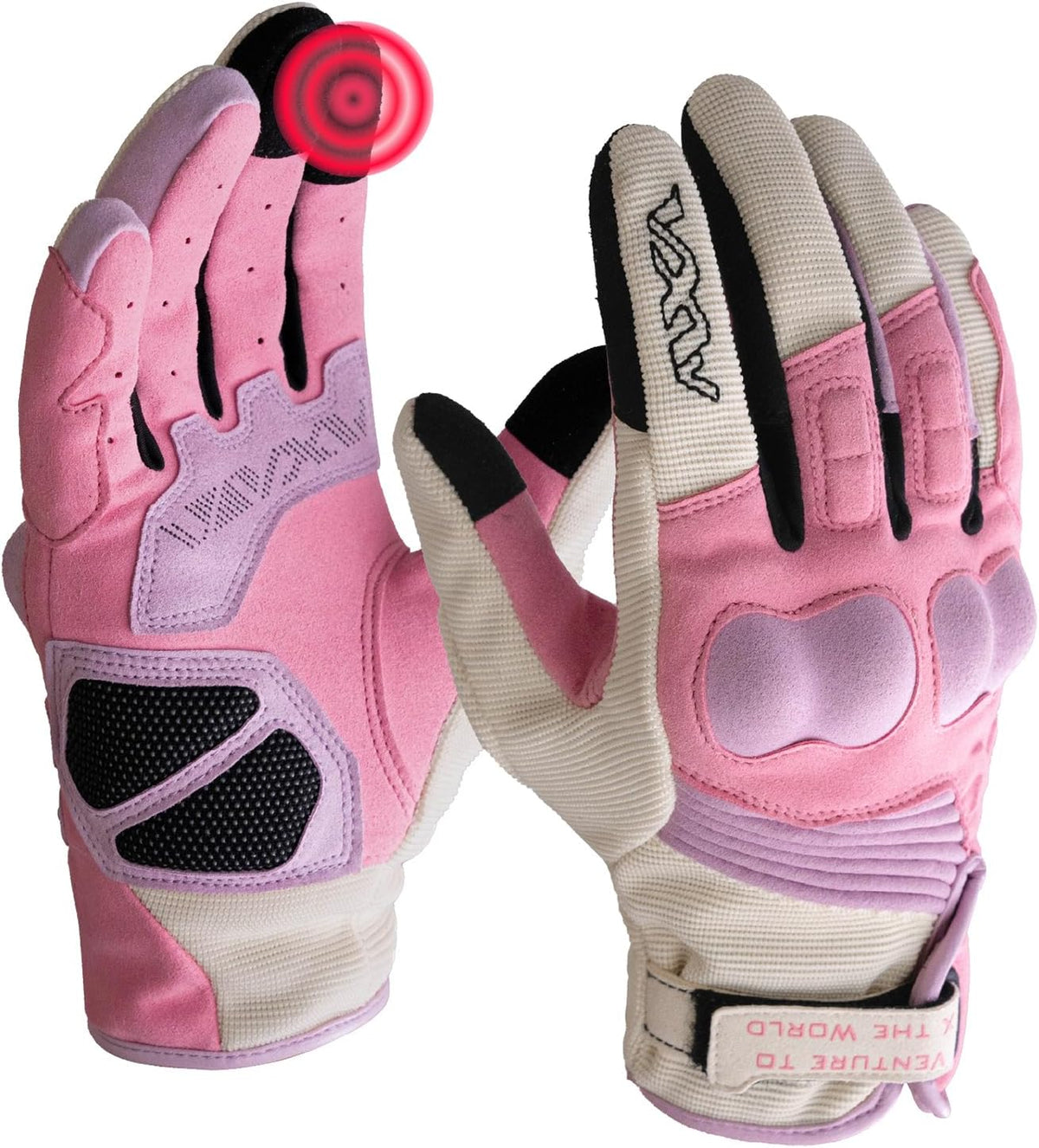 VXW Guantes de motocicleta para mujeres - con protección de palma y...