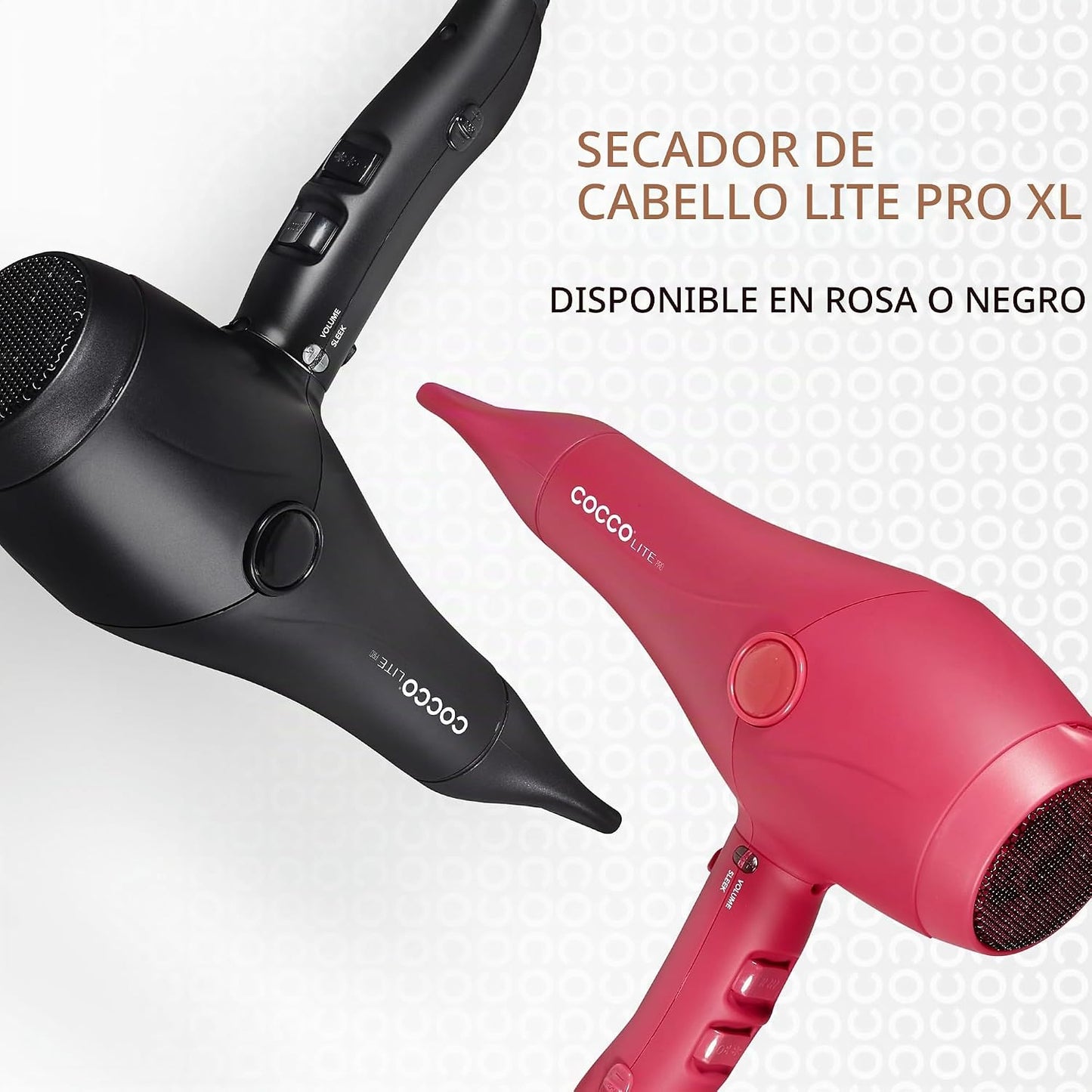 COCCO Lite Pro XL Secador de pelo, ultraligero, sistema Intel iónic...
