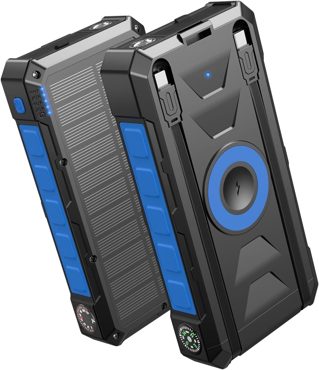 SOARAISE 50000mAh 22.5W Cargador solar Banco de energía solar portá...