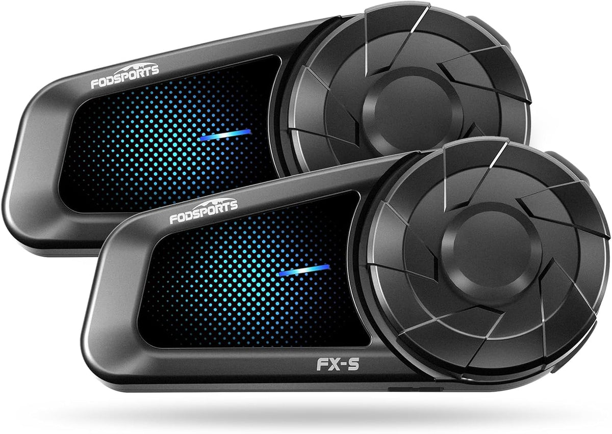 Fodsports FX-S - Auriculares Bluetooth para motocicleta V5.4, siste...