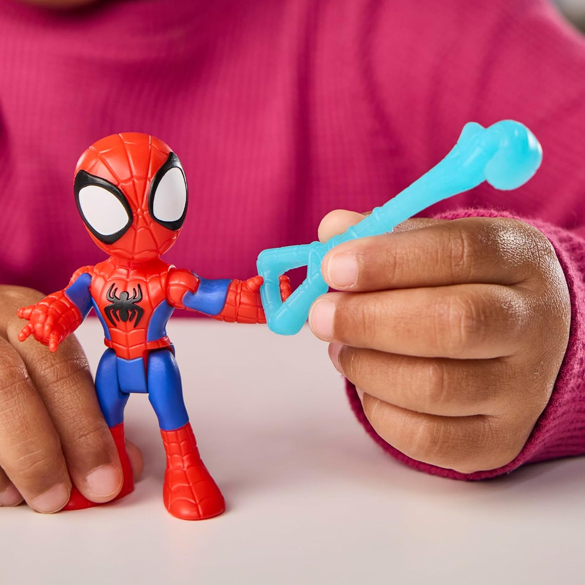 SPIDEY Y SUS INCREÍBLES AMIGOS Marvel Team Spidey Helicóptero, Figu...
