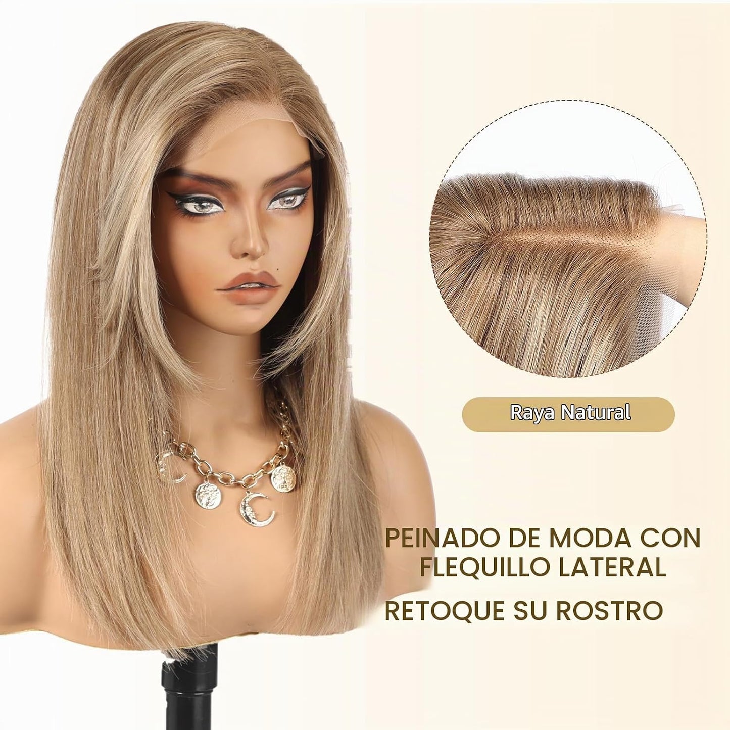 Wear but free KKU Pelucas de cabello 100% humano para mujer, peluca...