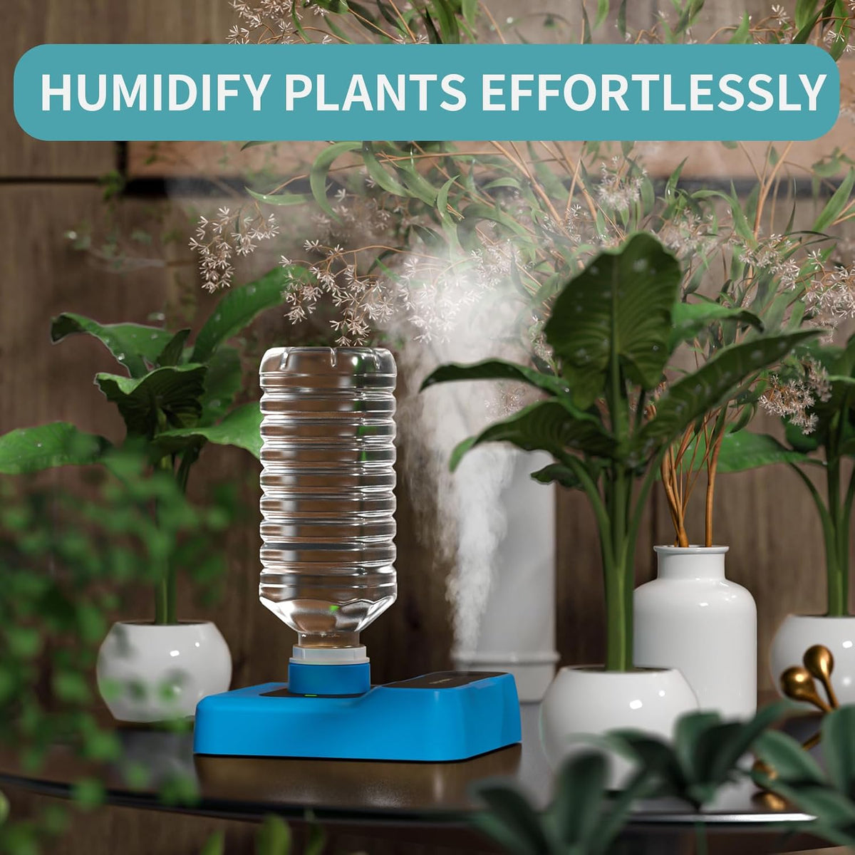 HOMDIS Humidificador de viaje, pequeño humidificador portátil para...