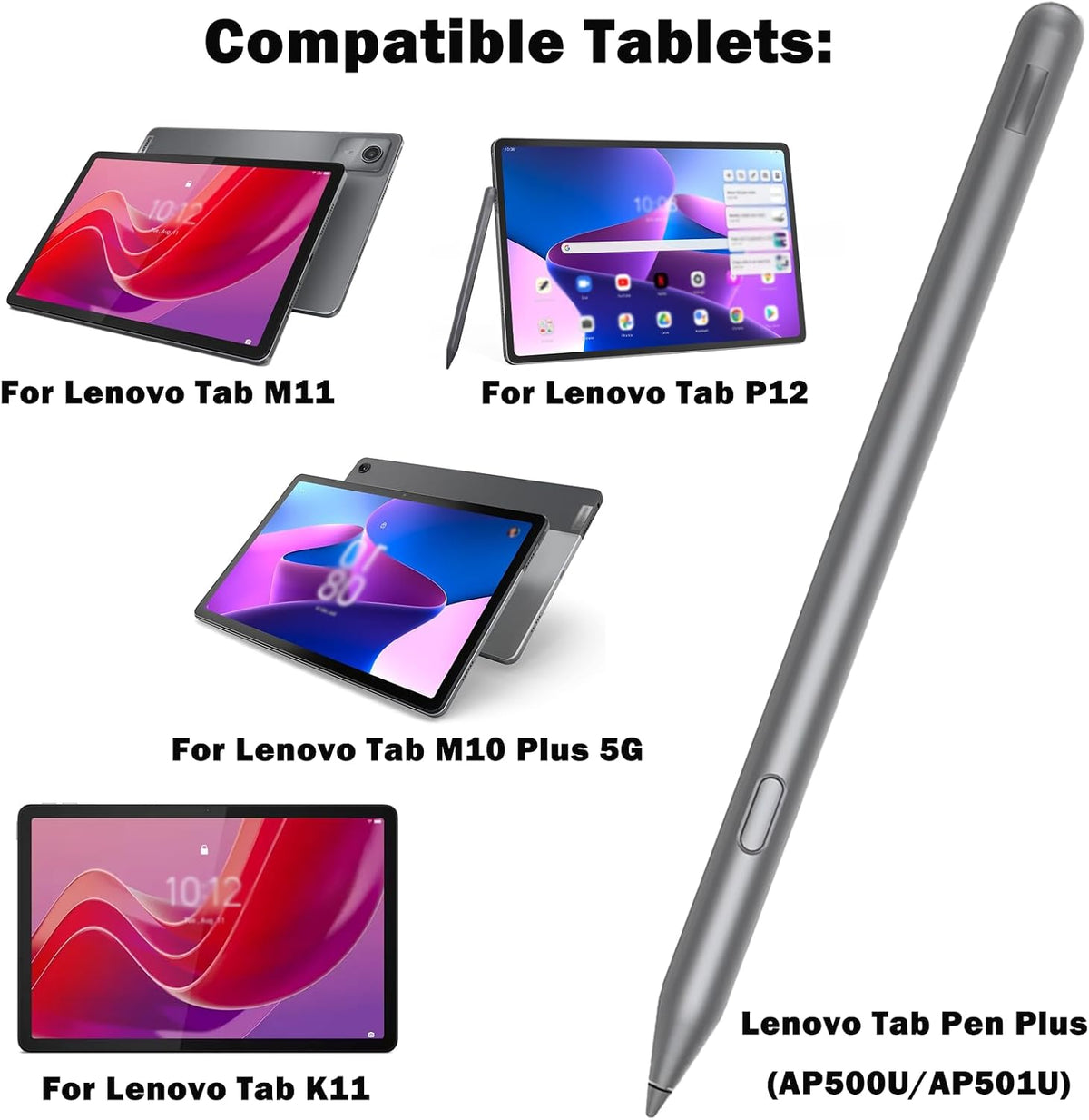 TabPen Plus para Lenovo Tab Pen Plus (AP500U\/AP501U) con accesorio...