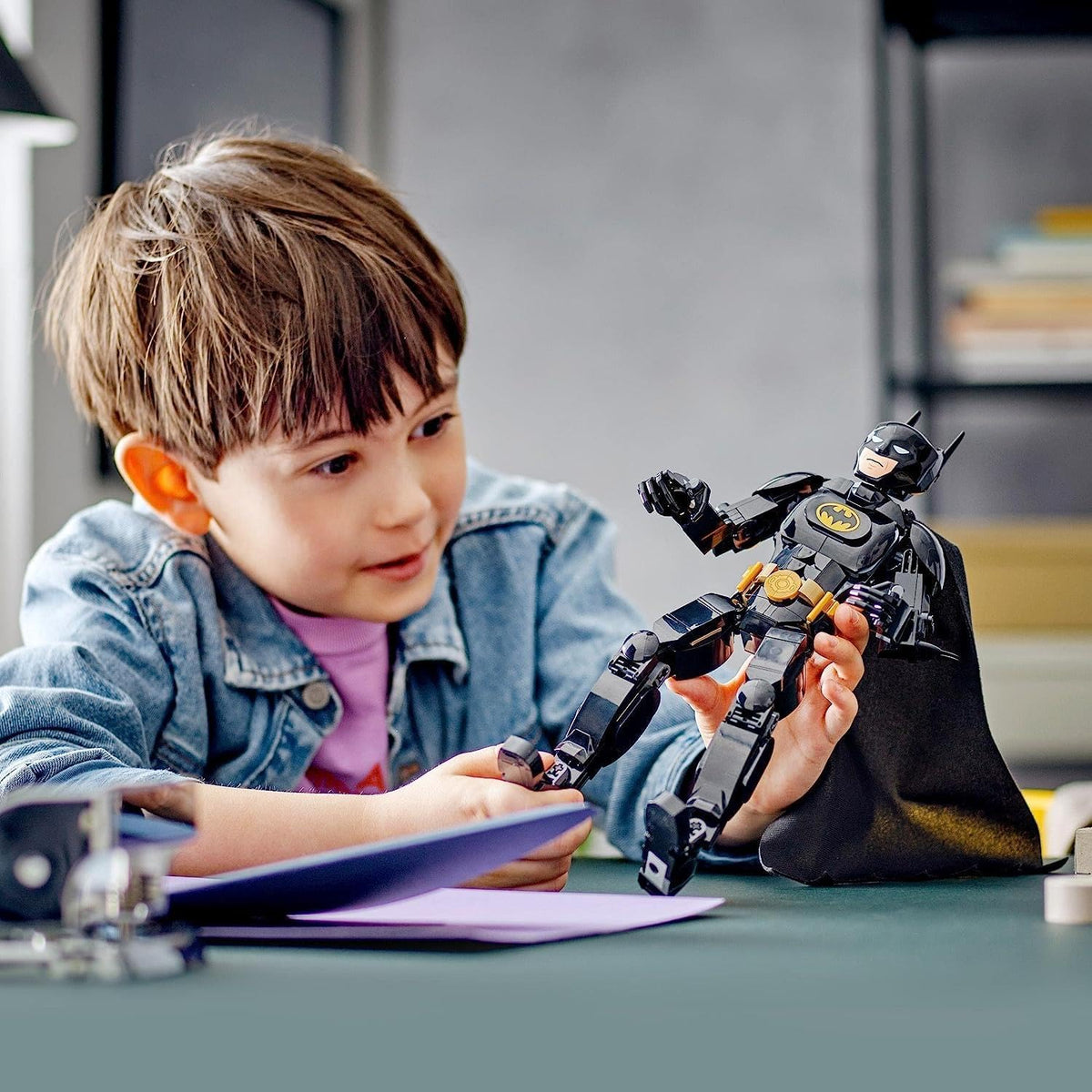 Lego 76259 DC - Figura de Batman de superhéroe, juguete de construc...