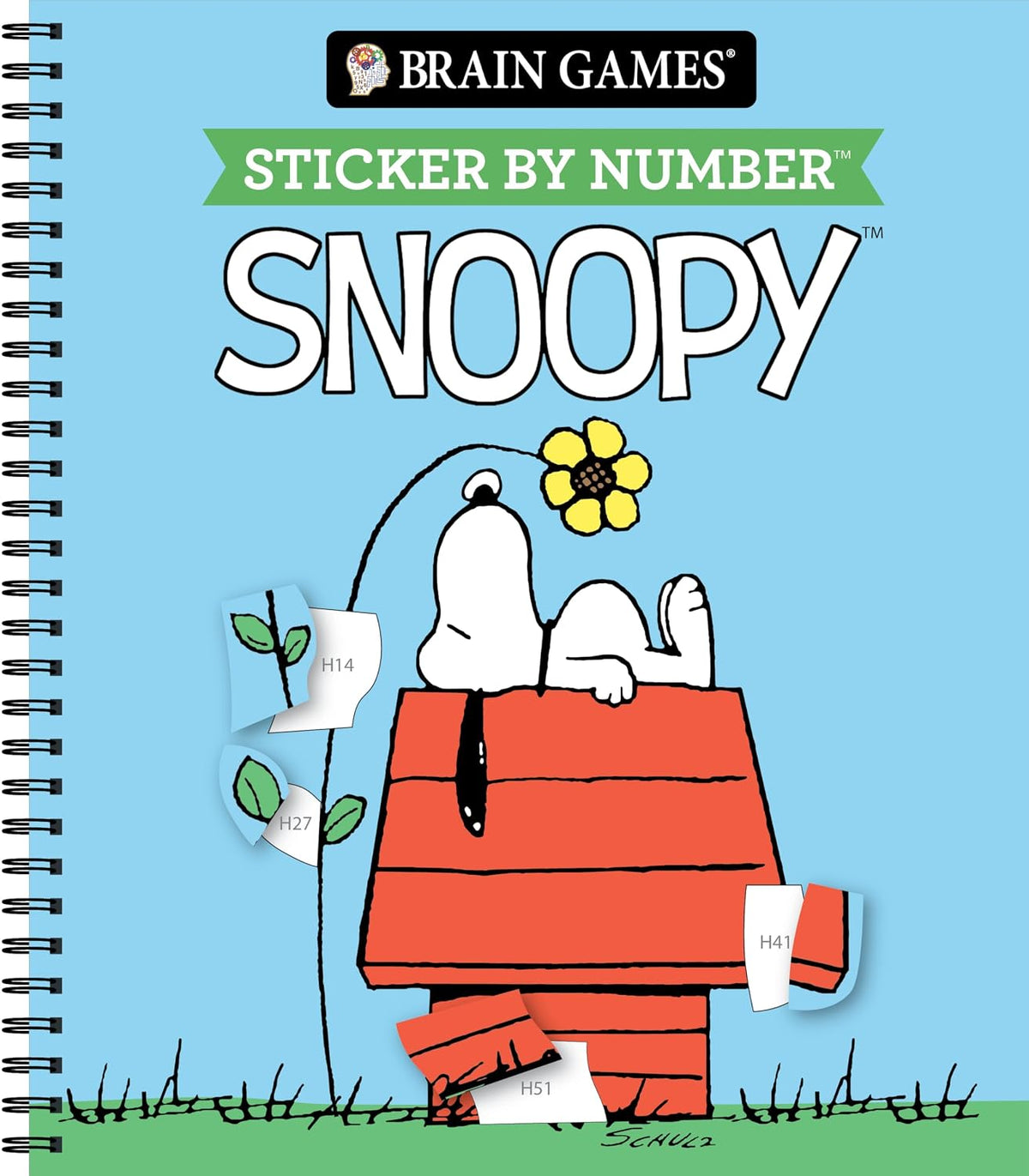 Juegos mentales - Pegatina por número: Snoopy (producto con licenci...