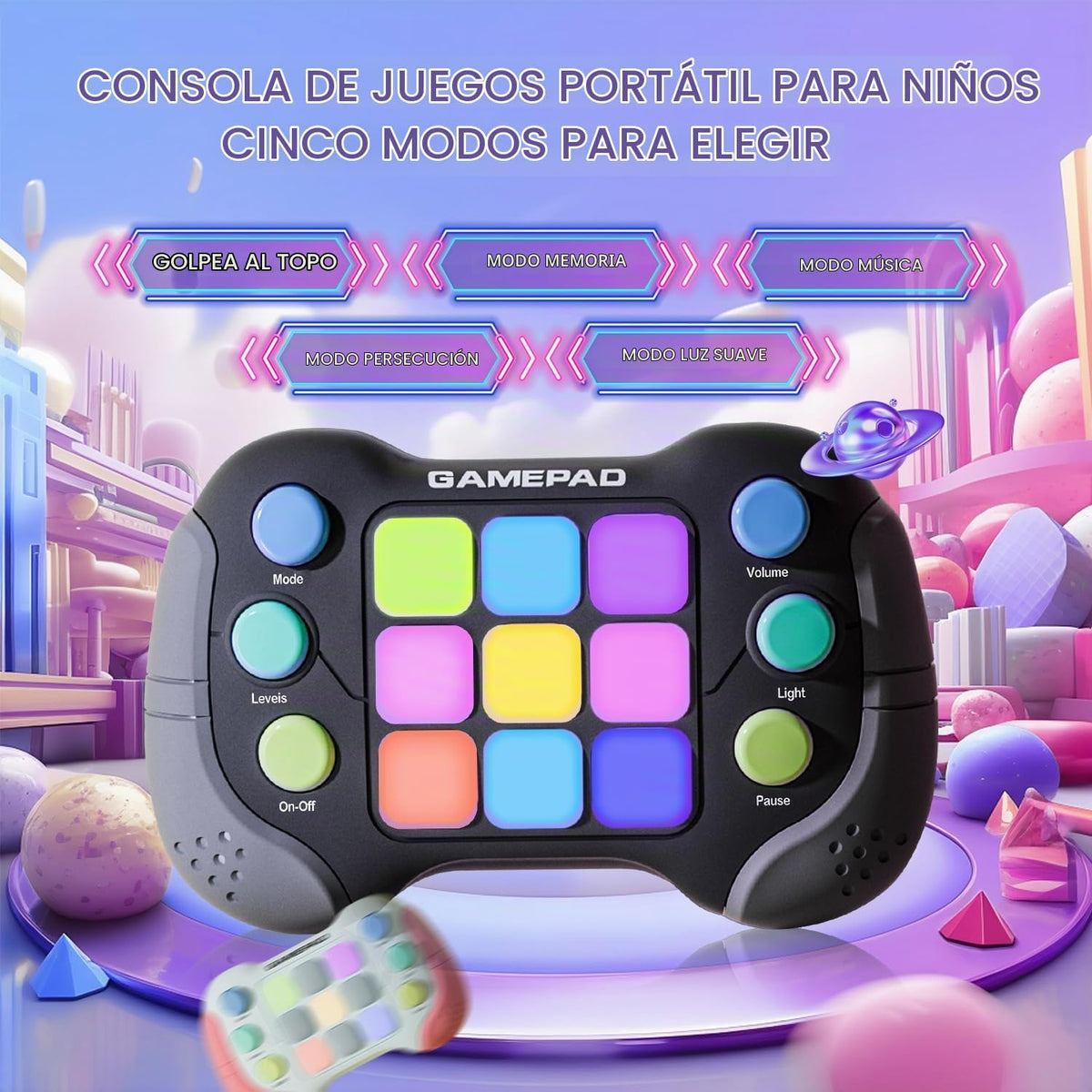 Juego de juguetes para ansiedad de Navidad con mango de juguete par...