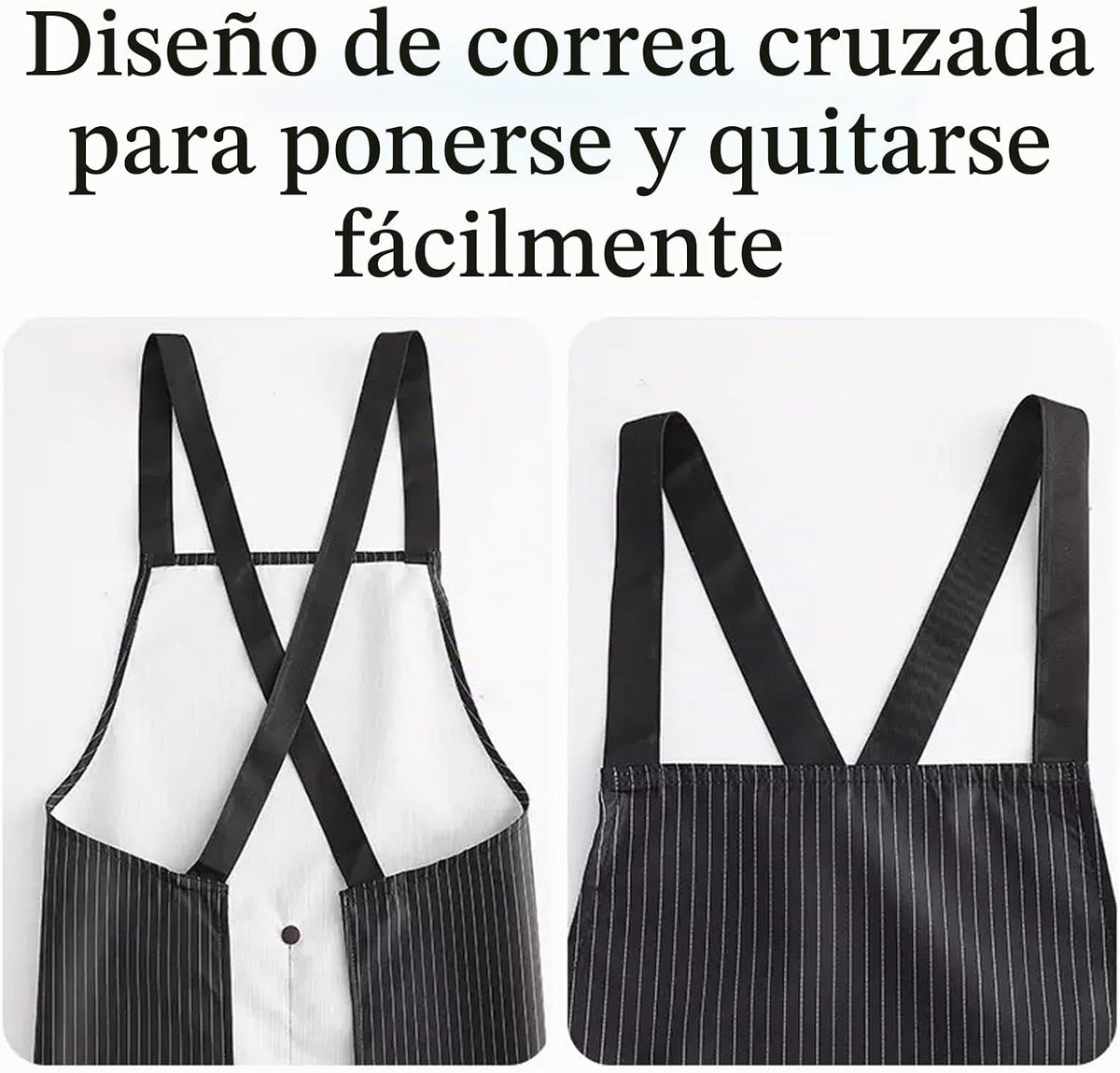 Agirlvct Paquete de 2 delantales de cocina con toallita de mano, re...