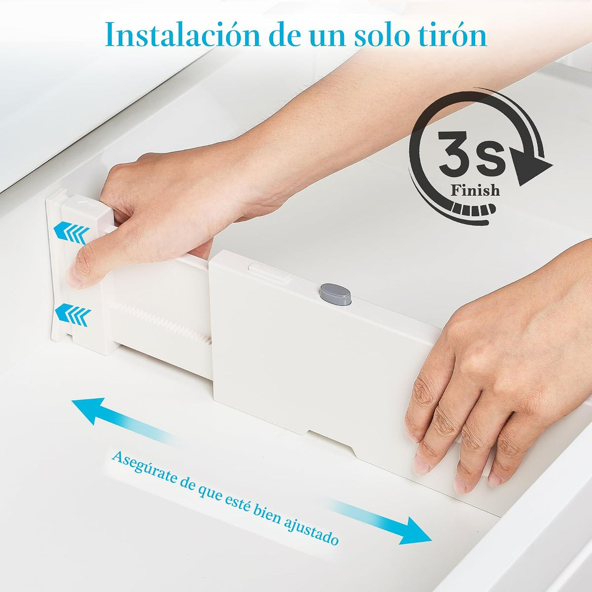 Vtopmart Separadores de cajones para ropa, paquete de 8, ajustables...