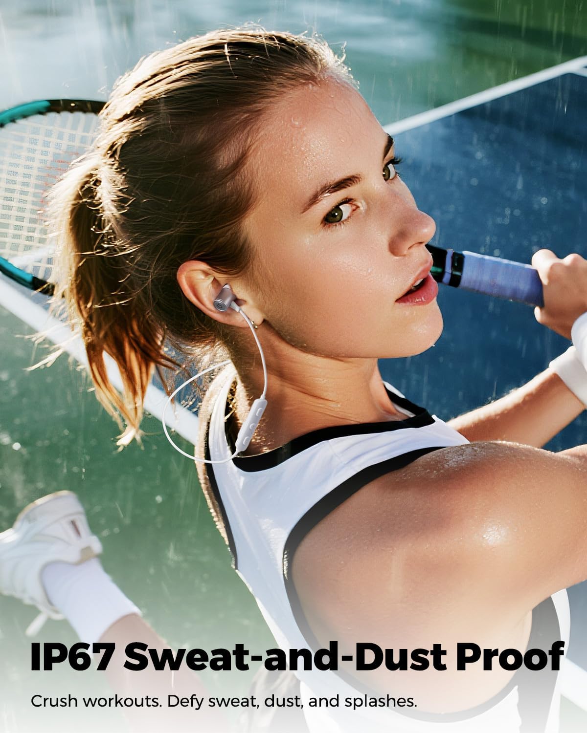 SoundPEATS Q40 HD - Auriculares deportivos Bluetooth con banda para...