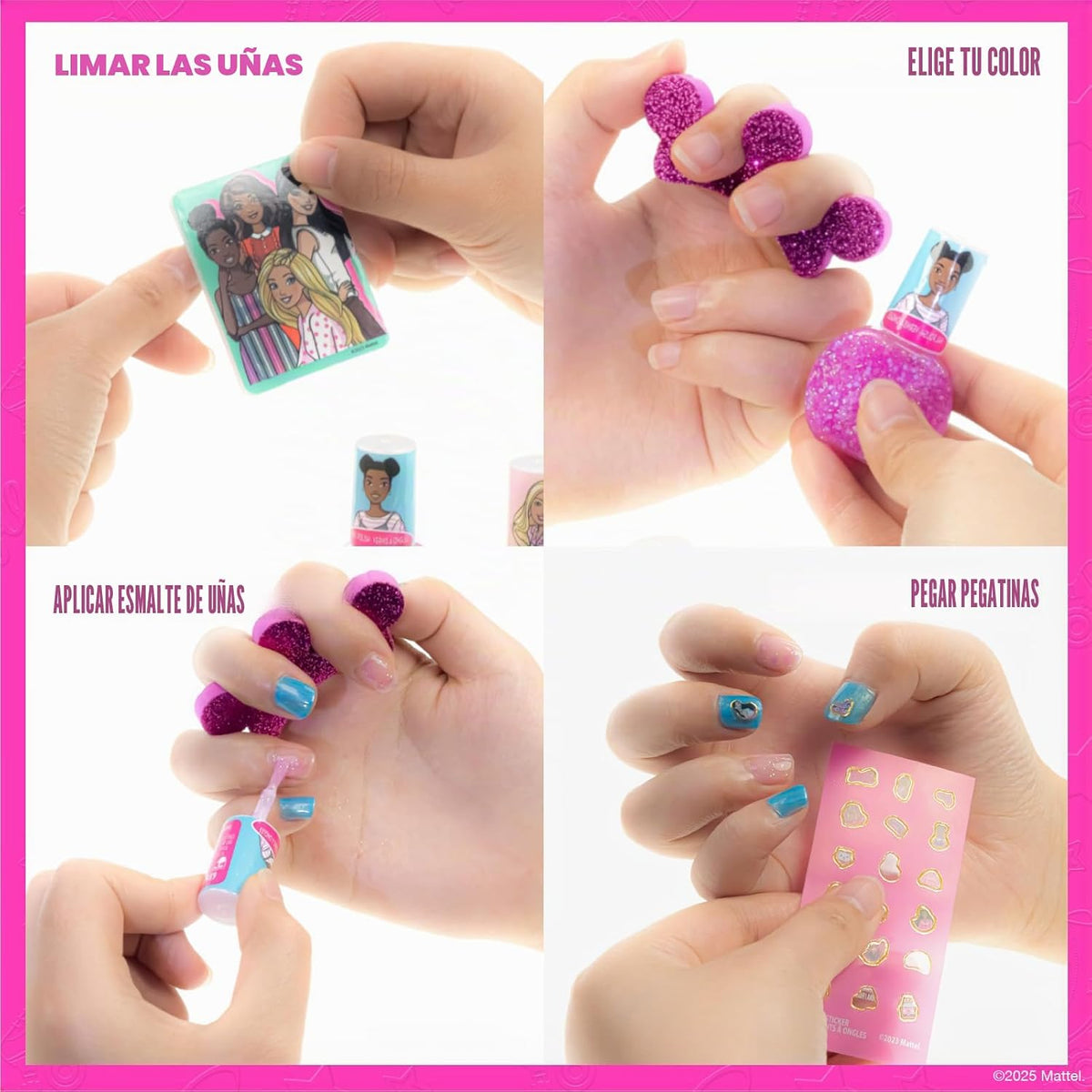 Barbie Mochila Maquillaje Set con Cosméticos y Accesorios | Kit de...