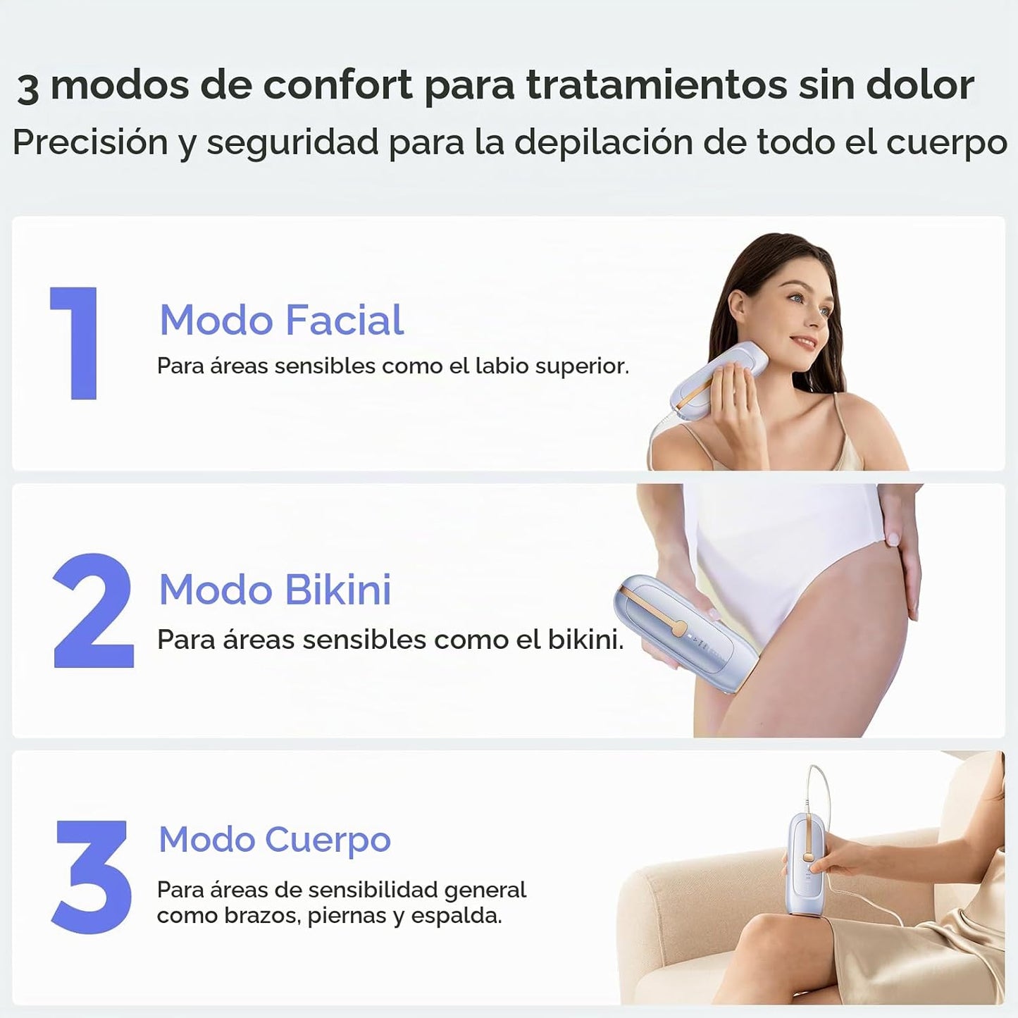 Mihilo Depilación láser, dispositivo de depilación láser IPL para m...