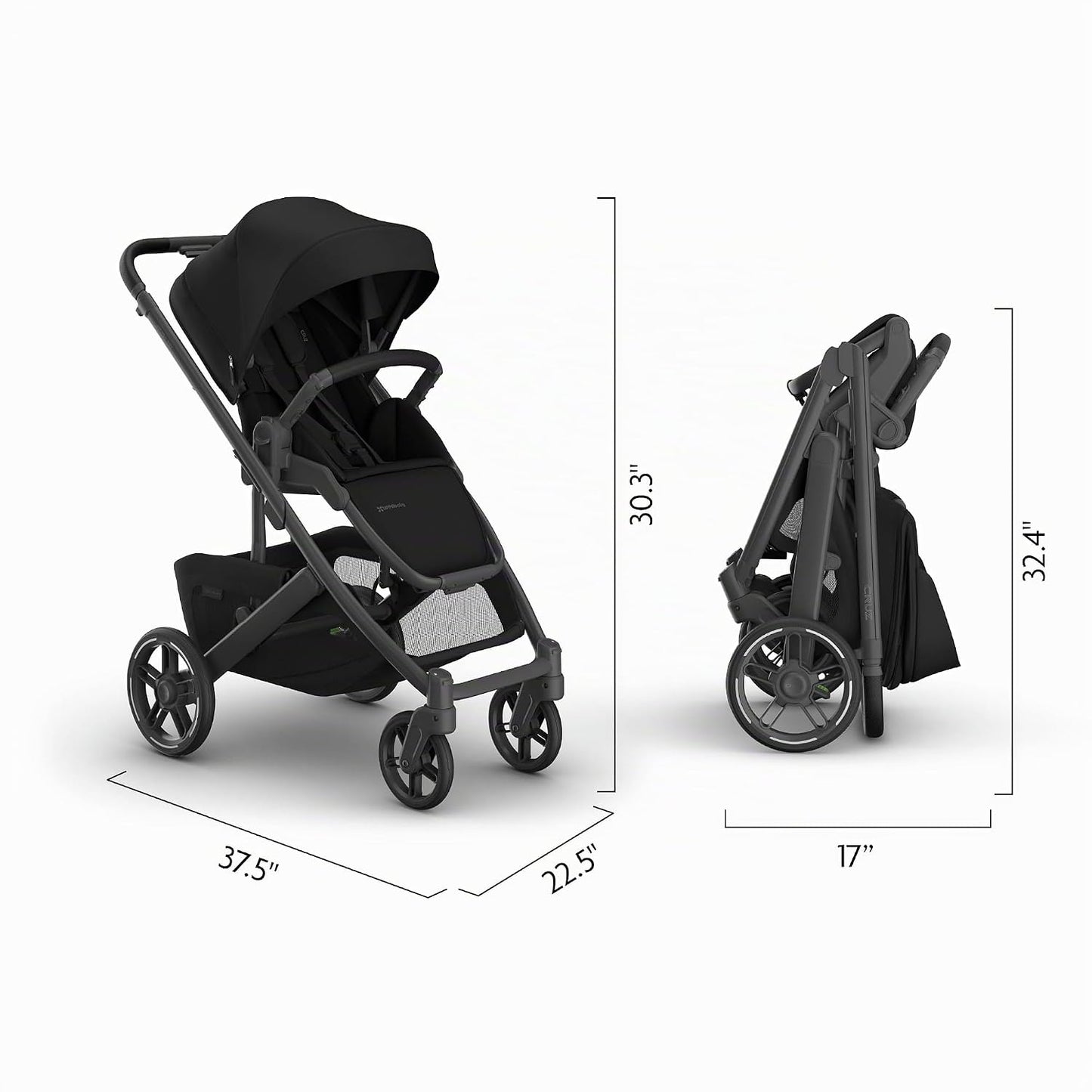 UPPAbaby Cruz V3 tamaño completo, desde el nacimiento, compatible c...