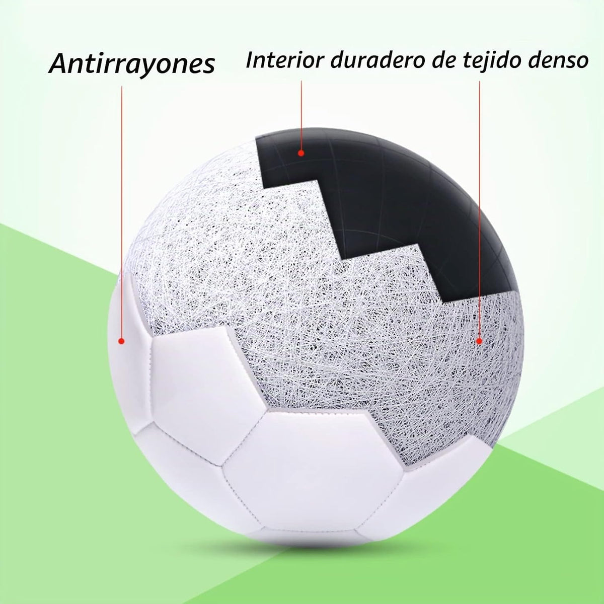 Balón de fútbol SPDTECH tamaño 3 4 5 Color puro DIY niños niño rega...