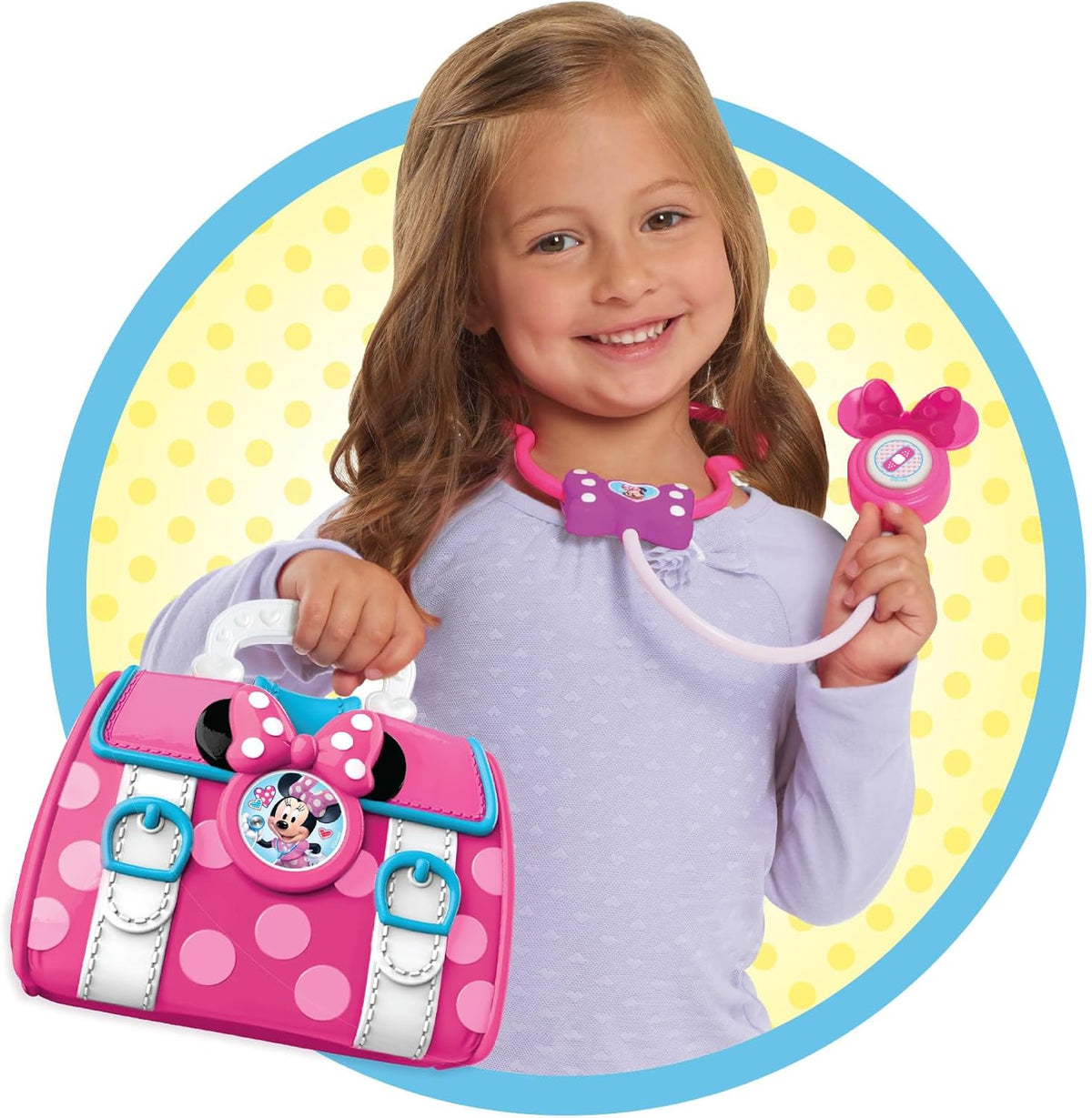 Disney Junior Minnie Mouse Bow-Care Kit médico de 8 piezas para niñ...
