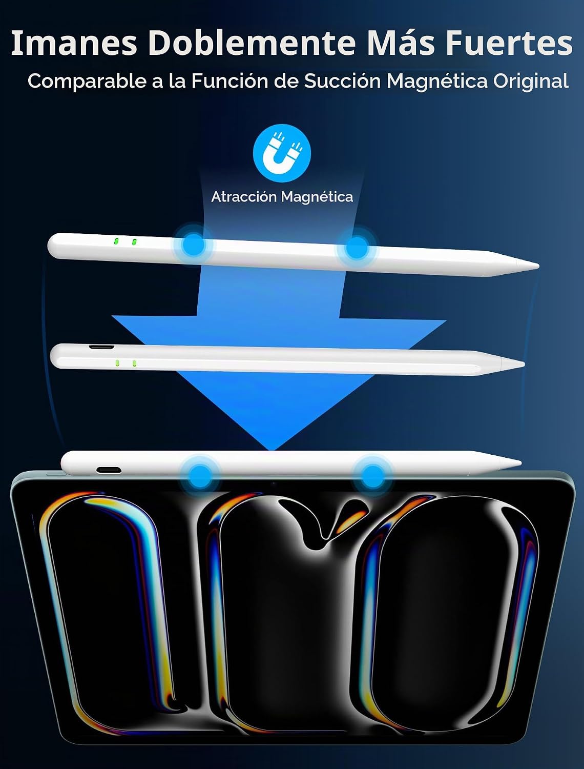 Lápiz para Apple iPad A16\/10\/9\/8\/7\/6ª generación, Pro 13\/12.9...