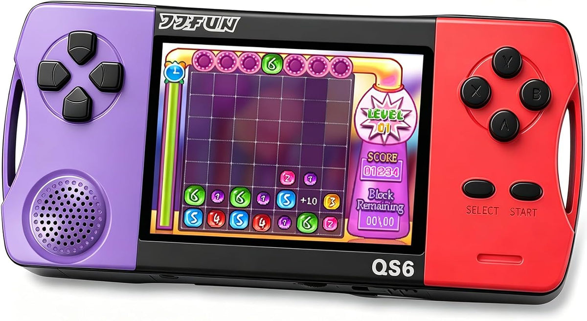 Juegos de mano de 16 bits para niños con pantalla grande IPS de 3.2...