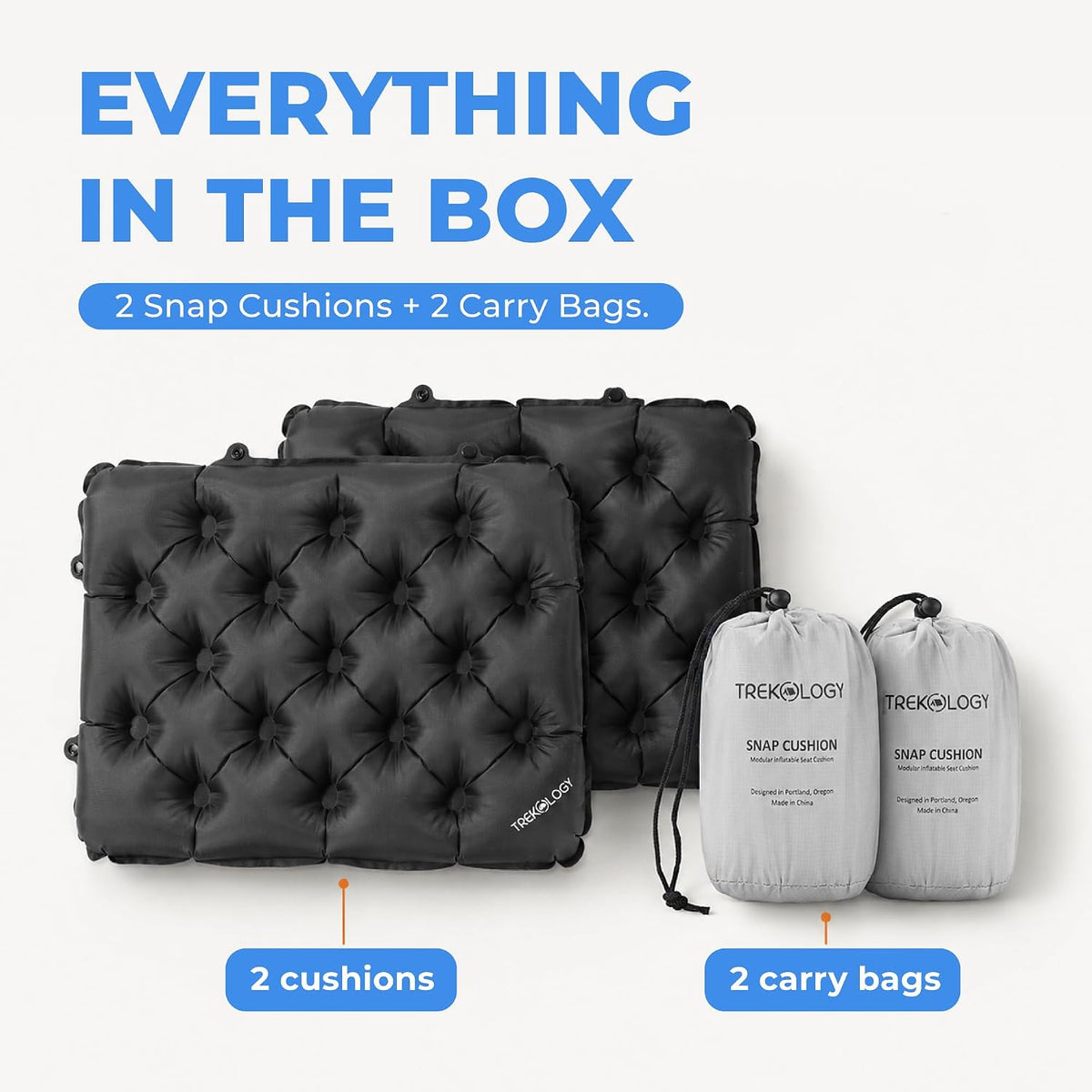 TREKOLOGY Cojín inflable para asiento de estadio para viajes aéreos...