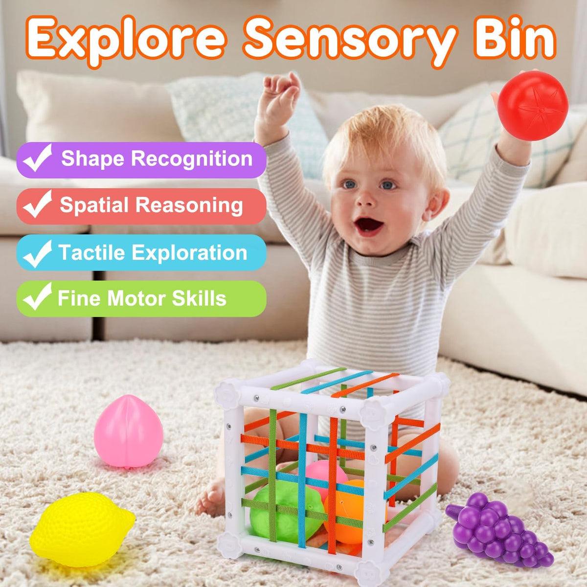 Bloques de tazas apilables de juguete para bebé Montessori y coche...