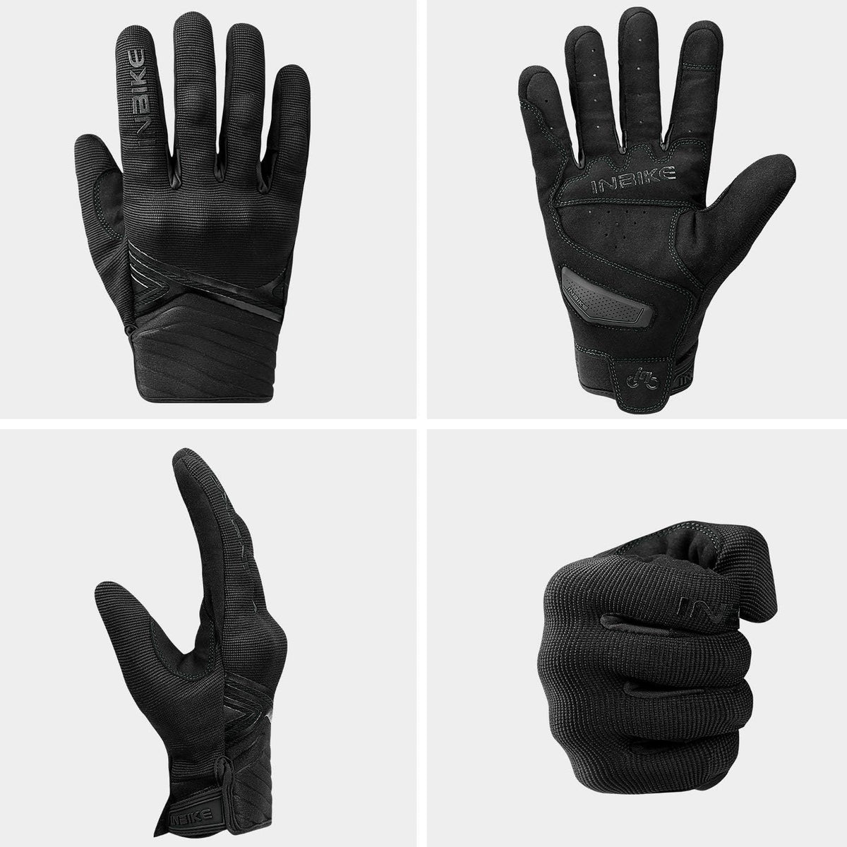 INBIKE - Guantes de motocicleta de malla transpirable con pantalla...