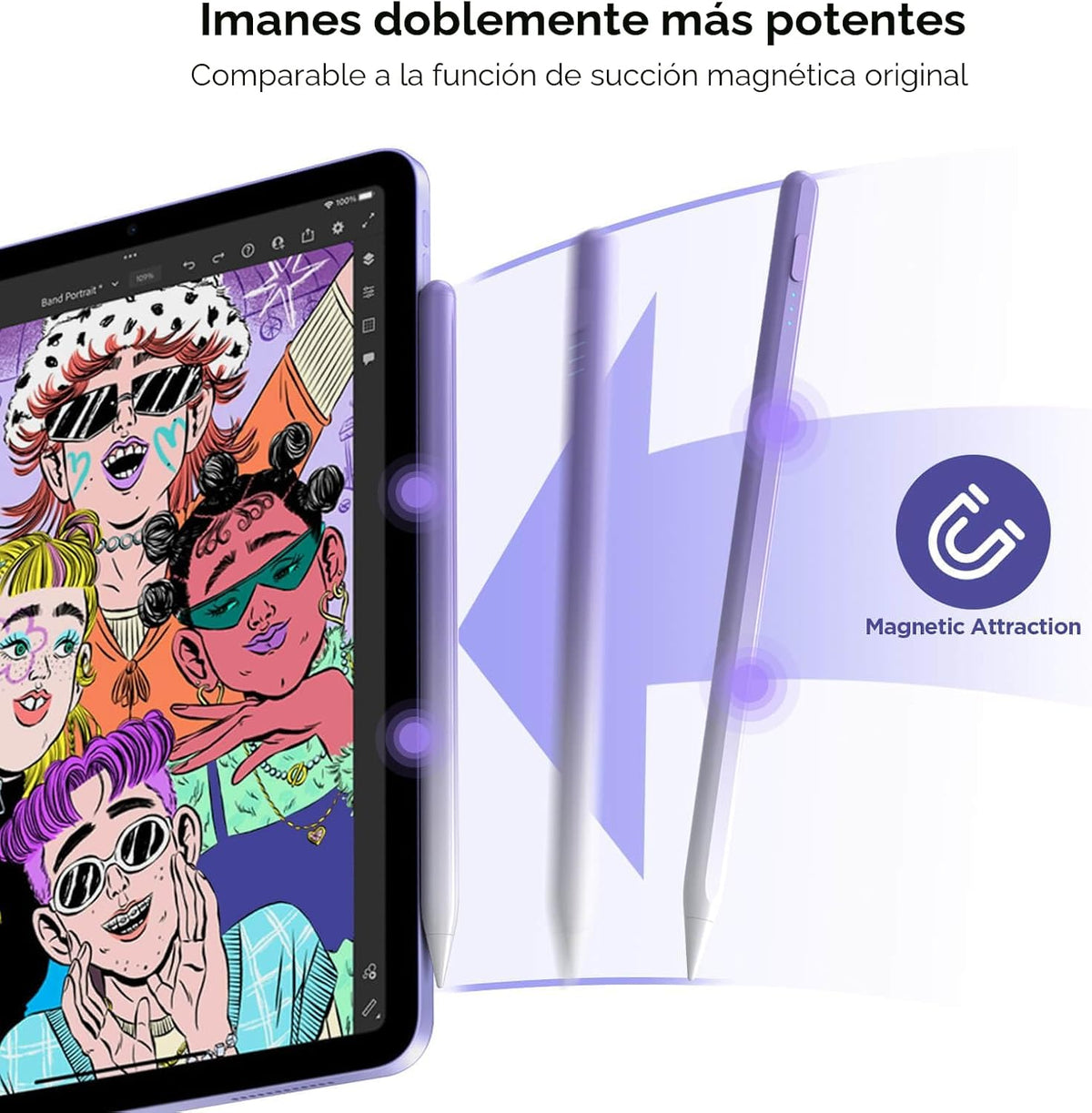 DEGGE Lápiz óptico para iPad 2018-2026, carga rápida de 15 minutos...