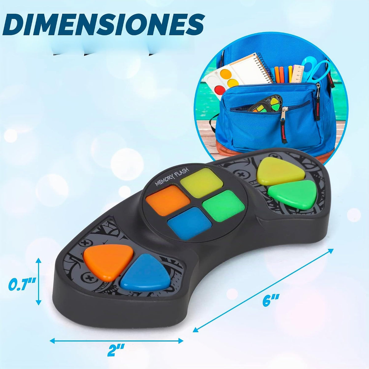 Point Games Juego de memoria portátil, juegos electrónicos para niñ...