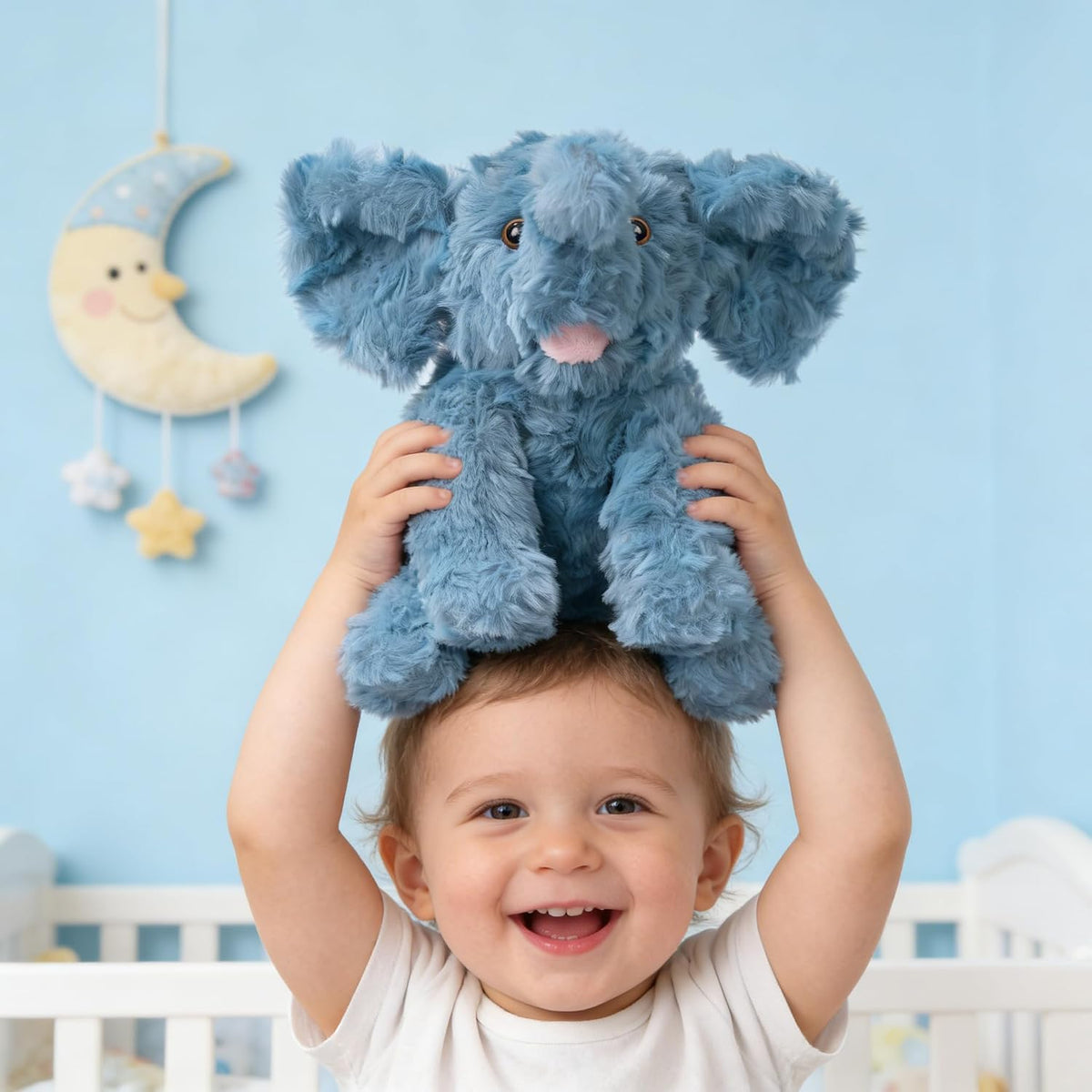 Hopearl Adorable juguete de elefante de ternero de peluche, diseño...