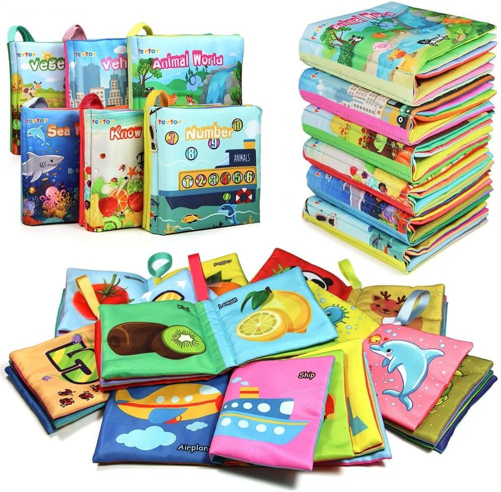 Mi primer libro blandito de TEYTOY, perfecto para el baño. Tela par...