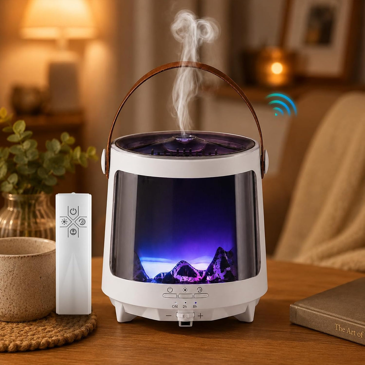 Medusa Aroma Difusor Auto-Off Cool Mist Humidificador para el hogar...