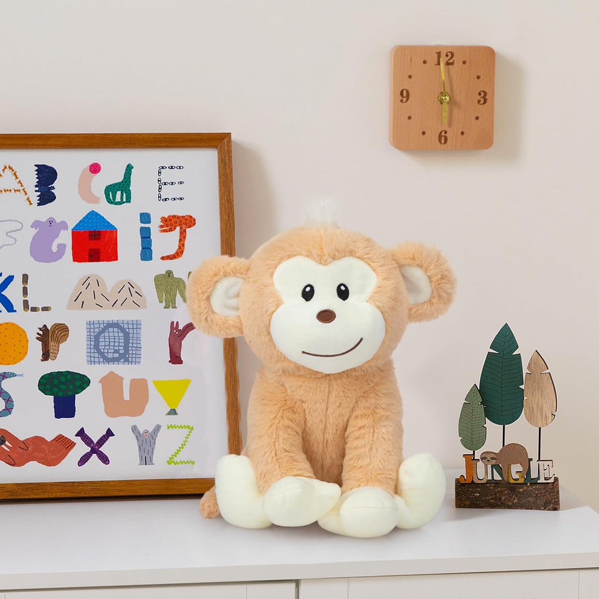 HollyHOME Animal de Peluche de Mono de Felpa Mono Lindo Juguetes de...